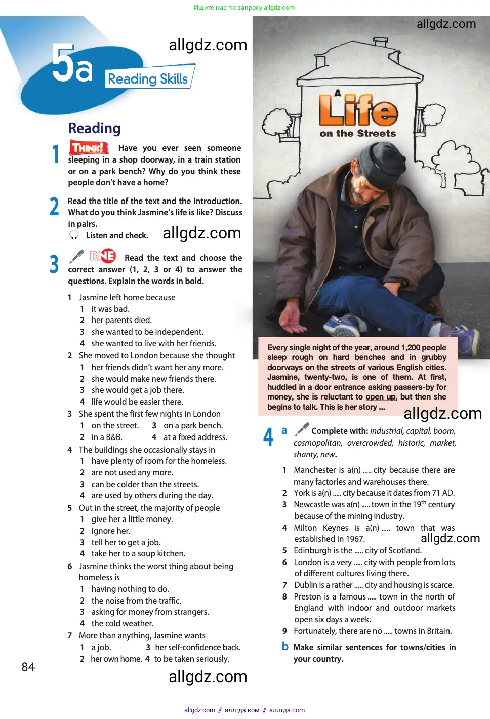 Английский язык (english), 11 класс Учебник (Student's book), авторы: Афанасьева Ольга Васильевна (Afanasyeva Olga), Дули Дженни (Dooley Jenny), Михеева Ирина Владимировна (Mikheeva Irina), Оби Боб (Obee Bob), Эванс Вирджиния (Evans Virginia), издательство Просвещение, Москва, 2019, страница 84