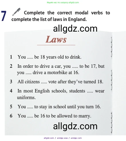 Английский язык (english), 11 класс Учебник (Student's book), авторы: Афанасьева Ольга Васильевна (Afanasyeva Olga), Дули Дженни (Dooley Jenny), Михеева Ирина Владимировна (Mikheeva Irina), Оби Боб (Obee Bob), Эванс Вирджиния (Evans Virginia), издательство Просвещение, Москва, 2019, страница 185, номер 7, Условие