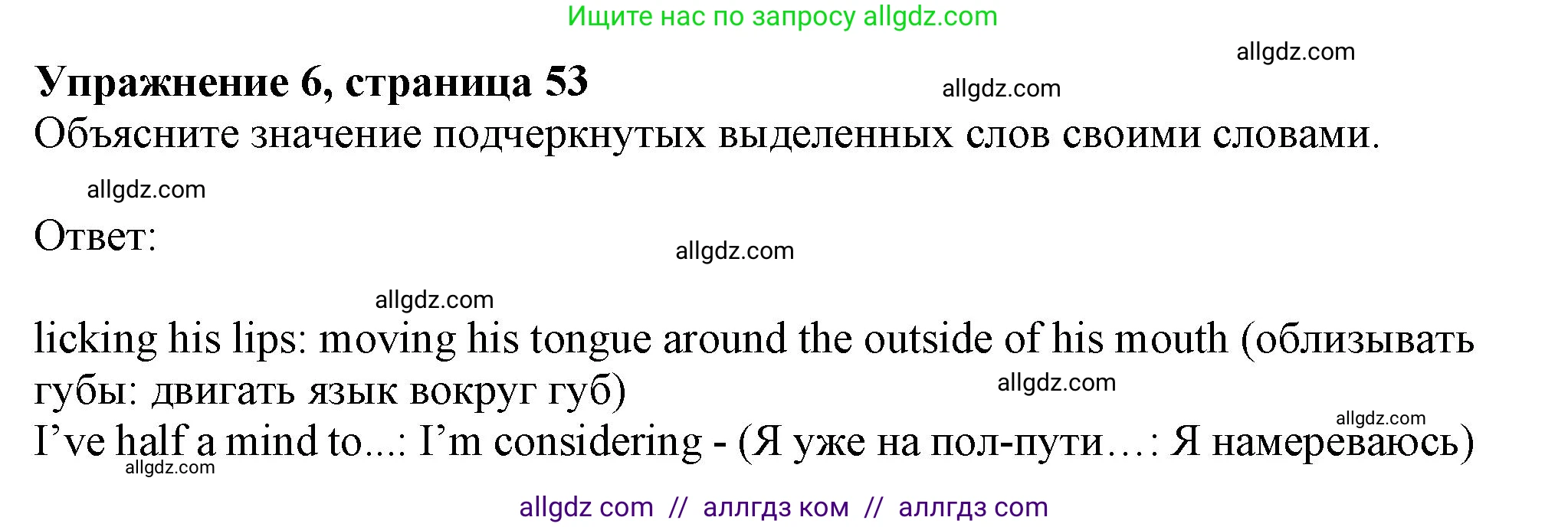 Английский язык (english), 11 класс Учебник (Student's book), авторы: Афанасьева Ольга Васильевна (Afanasyeva Olga), Дули Дженни (Dooley Jenny), Михеева Ирина Владимировна (Mikheeva Irina), Оби Боб (Obee Bob), Эванс Вирджиния (Evans Virginia), издательство Просвещение, Москва, 2019, страница 53, номер 6, Решение 1