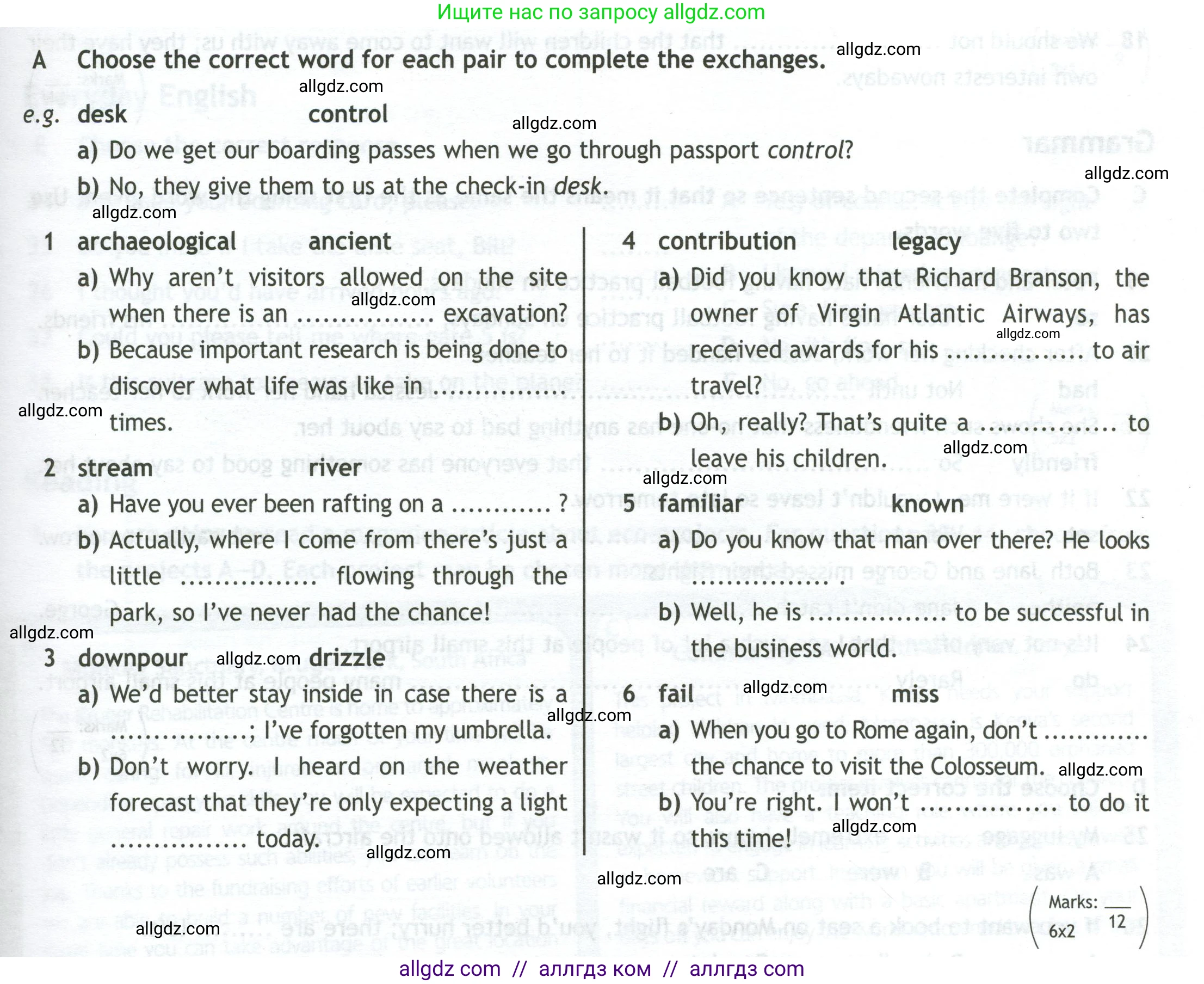 Английский язык (english), 11 класс контрольные задания (test booklet), авторы: Афанасьева Ольга Васильевна (Afanasyeva Olga), Дули Дженни (Dooley Jenny), Михеева Ирина Владимировна (Mikheeva Irina), Эванс Вирджиния (Evans Virginia), издательство Просвещение, Москва, 2019, сиреневого цвета, страница 43, номер 1, Условие