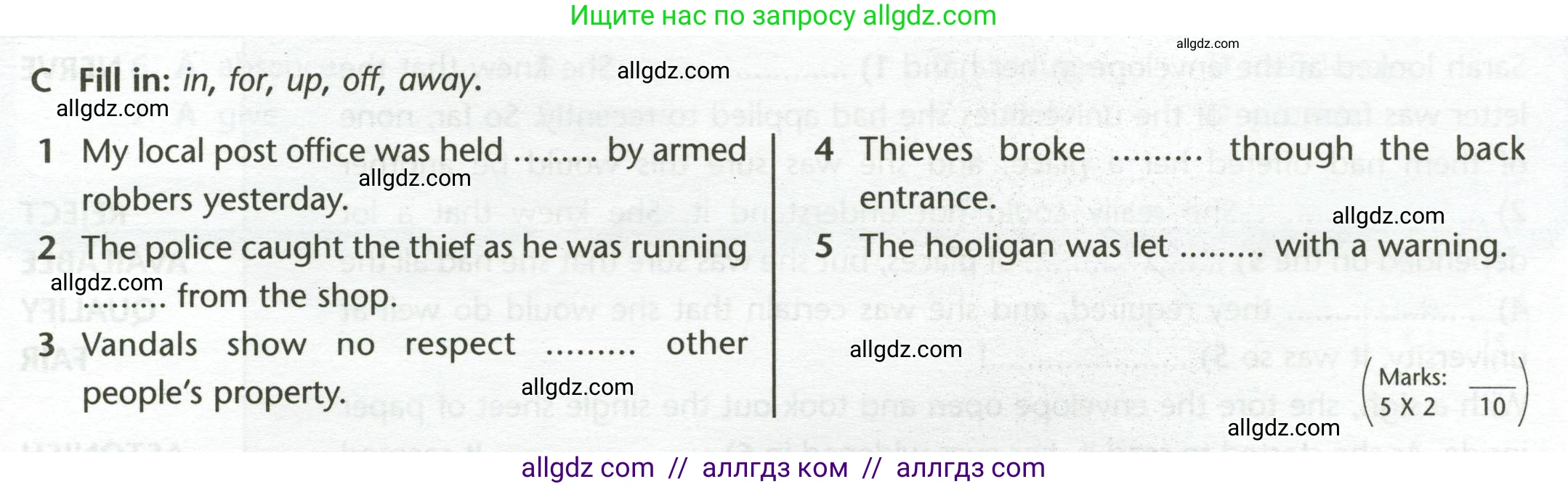 Английский язык (english), 11 класс контрольные задания (test booklet), авторы: Баранова Ксения Михайловна (Baranova Ksenia), Дули Дженни (Dooley Jenny), Копылова Виктория Викторовна (Kopylova Victoria), Мильруд Радислав Петрович (Millrood Radislav), Эванс Вирджиния (Evans Virginia), издательство Просвещение, Москва, 2019, серого цвета, страница 17, Условие