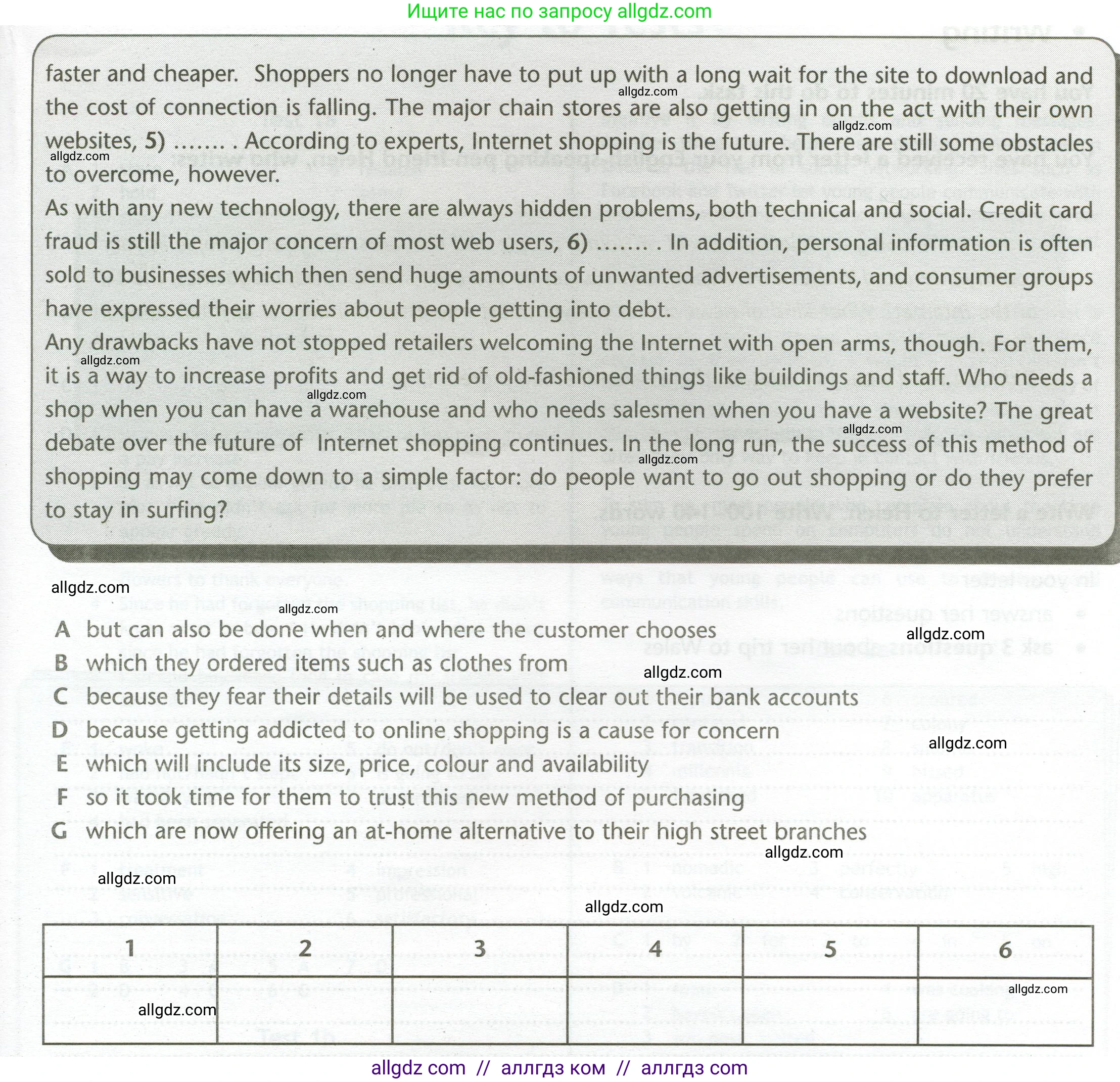 Английский язык (english), 11 класс контрольные задания (test booklet), авторы: Баранова Ксения Михайловна (Baranova Ksenia), Дули Дженни (Dooley Jenny), Копылова Виктория Викторовна (Kopylova Victoria), Мильруд Радислав Петрович (Millrood Radislav), Эванс Вирджиния (Evans Virginia), издательство Просвещение, Москва, 2019, серого цвета, страница 32, Условие (продолжение 2)