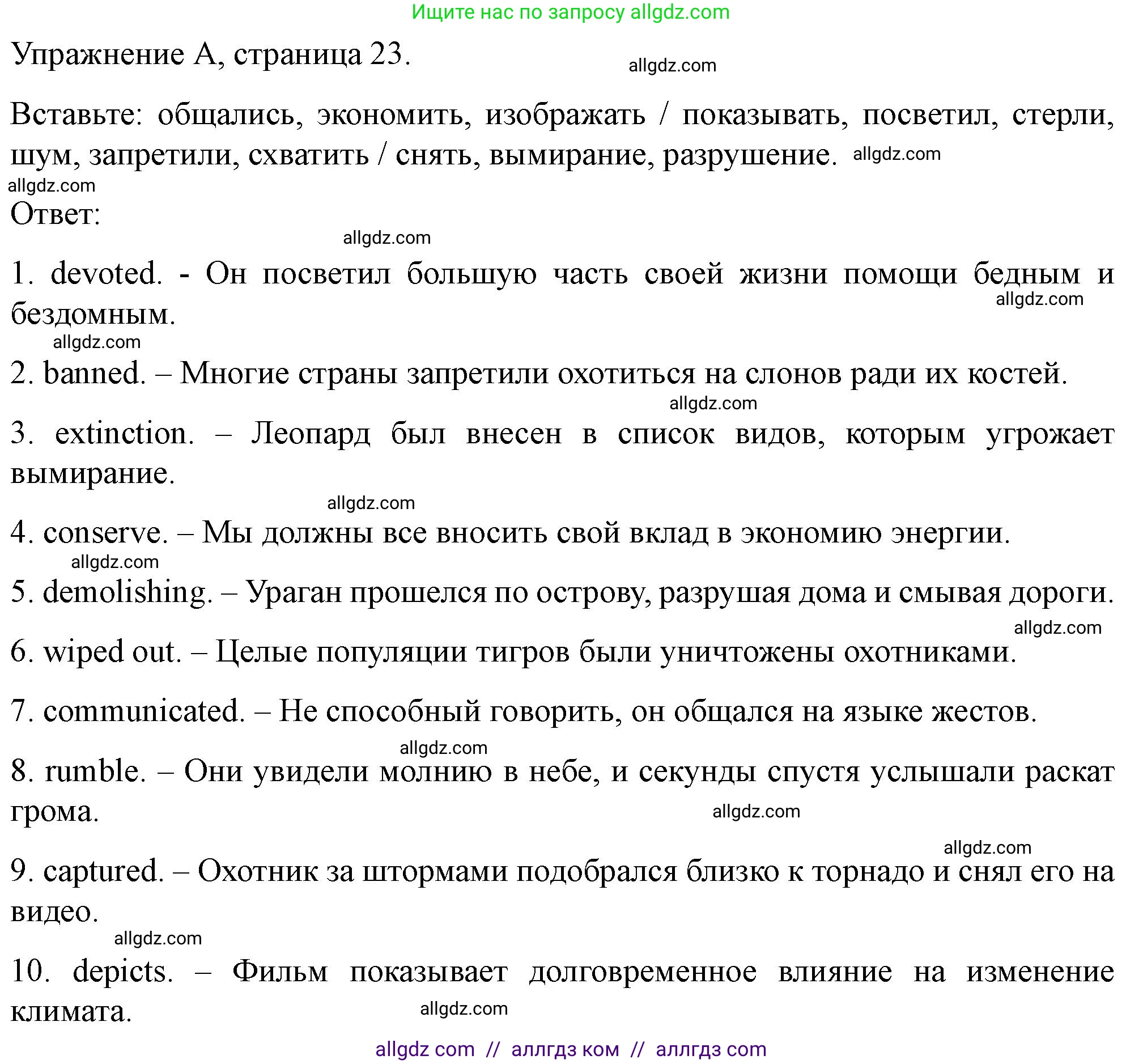 Английский язык (english), 11 класс контрольные задания (test booklet), авторы: Баранова Ксения Михайловна (Baranova Ksenia), Дули Дженни (Dooley Jenny), Копылова Виктория Викторовна (Kopylova Victoria), Мильруд Радислав Петрович (Millrood Radislav), Эванс Вирджиния (Evans Virginia), издательство Просвещение, Москва, 2019, серого цвета, страница 23, Решение 1