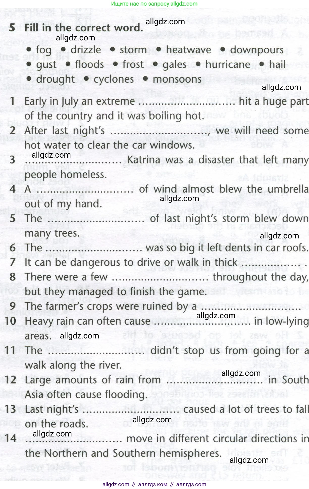 Английский язык (english), 11 класс Лексический практикум (vocabulary practice), авторы: Баранова Ксения Михайловна (Baranova Ksenia), Дули Дженни (Dooley Jenny), Копылова Виктория Викторовна (Kopylova Victoria), Мильруд Радислав Петрович (Millrood Radislav), Эванс Вирджиния (Evans Virginia), издательство Просвещение, Москва, 2019, серого цвета, страница 29, номер 5, Условие
