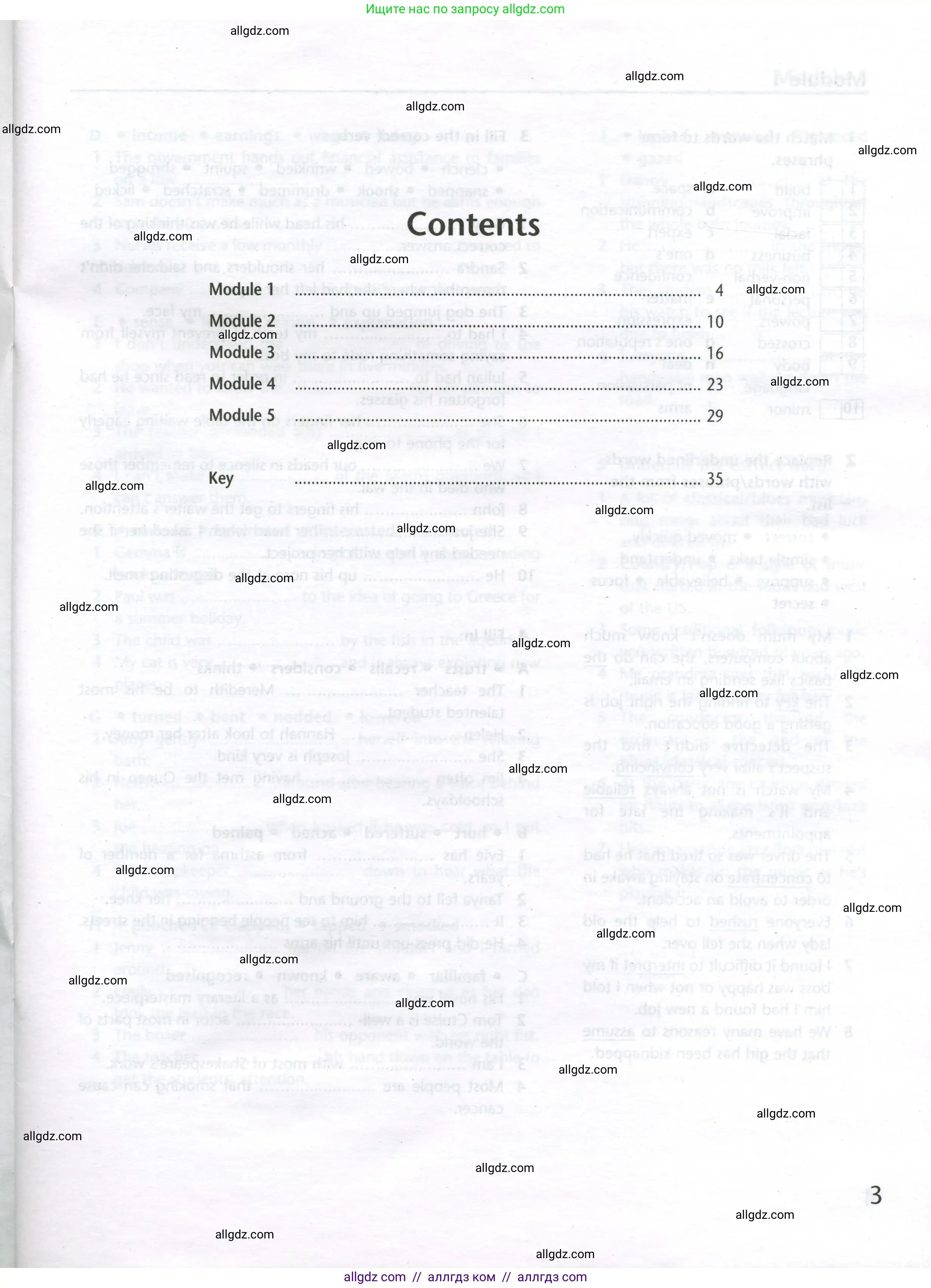 Английский язык (english), 11 класс Лексический практикум (vocabulary practice), авторы: Баранова Ксения Михайловна (Baranova Ksenia), Дули Дженни (Dooley Jenny), Копылова Виктория Викторовна (Kopylova Victoria), Мильруд Радислав Петрович (Millrood Radislav), Эванс Вирджиния (Evans Virginia), издательство Просвещение, Москва, 2019, серого цвета, страница 3