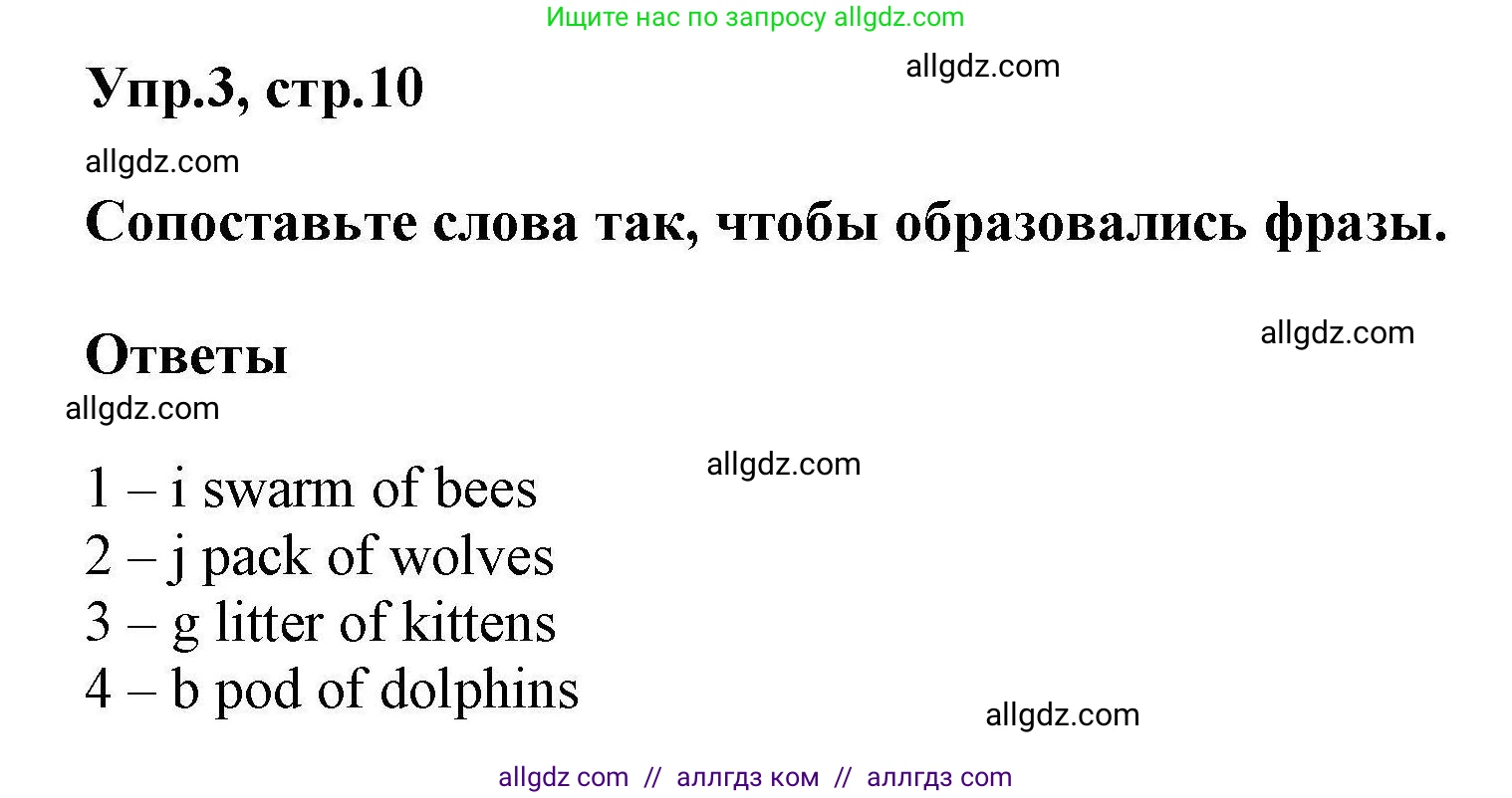 Английский язык (english), 11 класс Лексический практикум (vocabulary practice), авторы: Баранова Ксения Михайловна (Baranova Ksenia), Дули Дженни (Dooley Jenny), Копылова Виктория Викторовна (Kopylova Victoria), Мильруд Радислав Петрович (Millrood Radislav), Эванс Вирджиния (Evans Virginia), издательство Просвещение, Москва, 2019, серого цвета, страница 10, номер 3, Решение 1