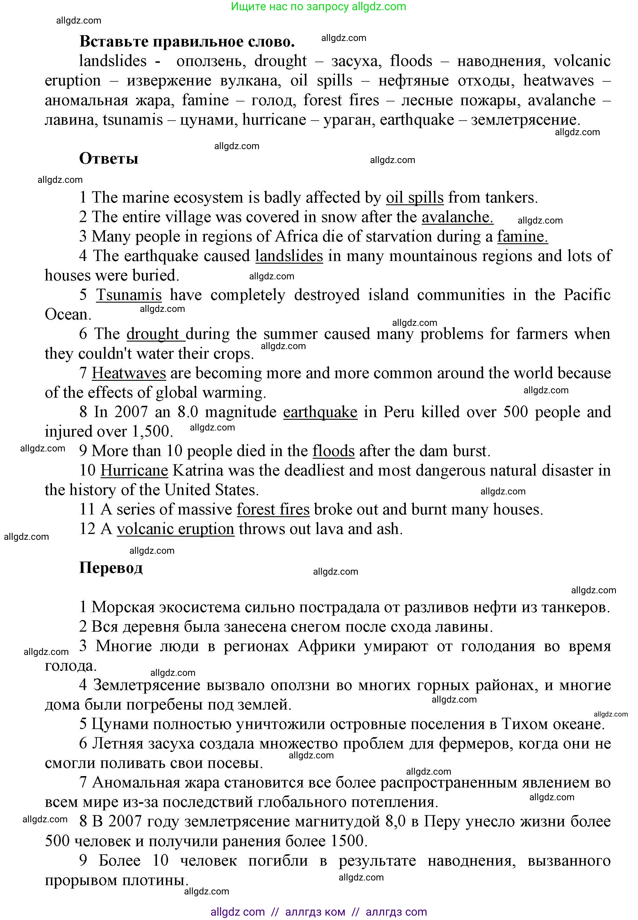 Английский язык (english), 11 класс Лексический практикум (vocabulary practice), авторы: Баранова Ксения Михайловна (Baranova Ksenia), Дули Дженни (Dooley Jenny), Копылова Виктория Викторовна (Kopylova Victoria), Мильруд Радислав Петрович (Millrood Radislav), Эванс Вирджиния (Evans Virginia), издательство Просвещение, Москва, 2019, серого цвета, страница 11, номер 8, Решение 1