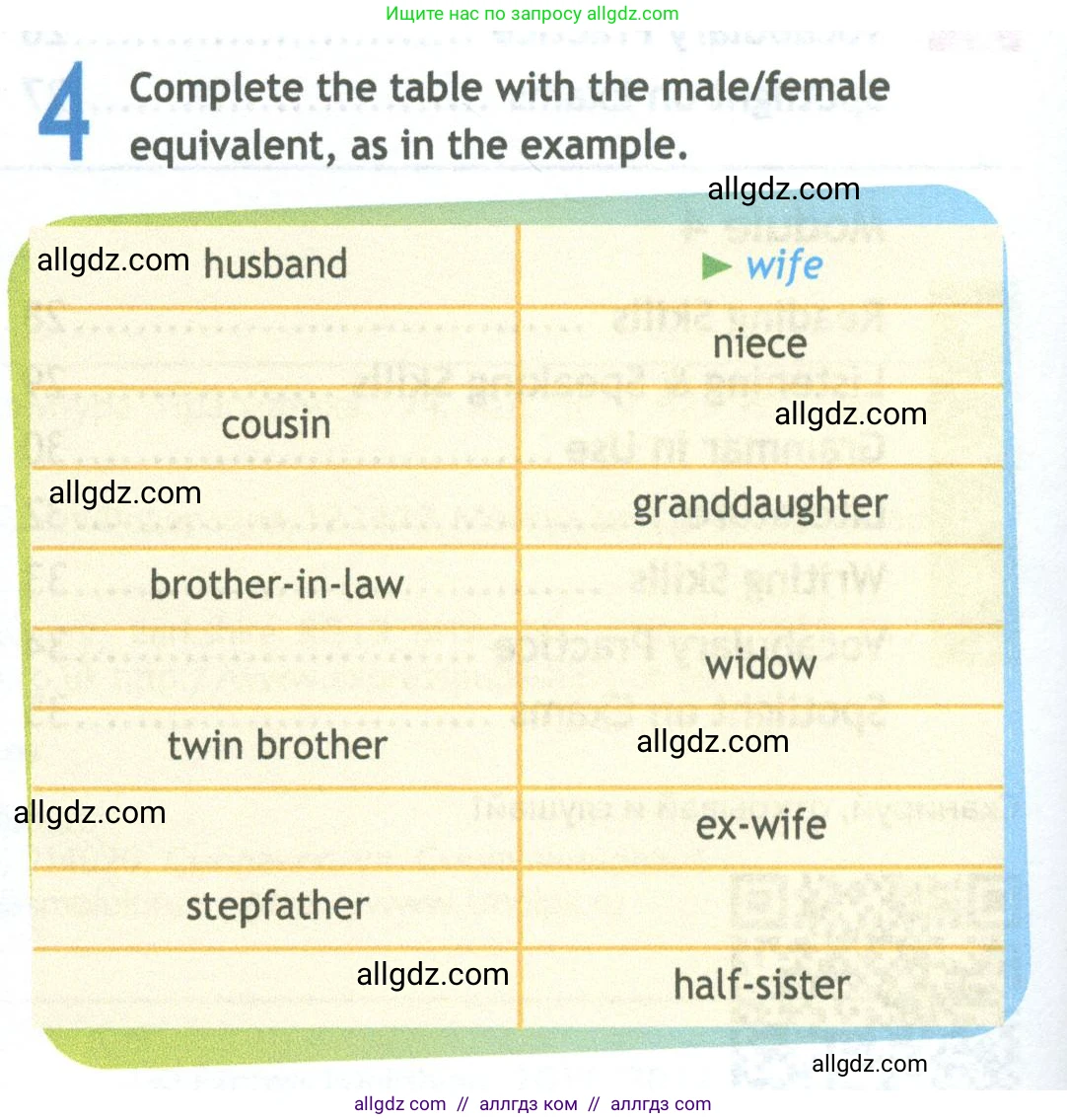 Английский язык (english), 11 класс Рабочая тетрадь (workbook), авторы: Афанасьева Ольга Васильевна (Afanasyeva Olga), Дули Дженни (Dooley Jenny), Михеева Ирина Владимировна (Mikheeva Irina), Оби Боб (Obee Bob), Эванс Вирджиния (Evans Virginia), издательство Просвещение, Москва, 2019, белого цвета, страница 4, номер 4, Условие