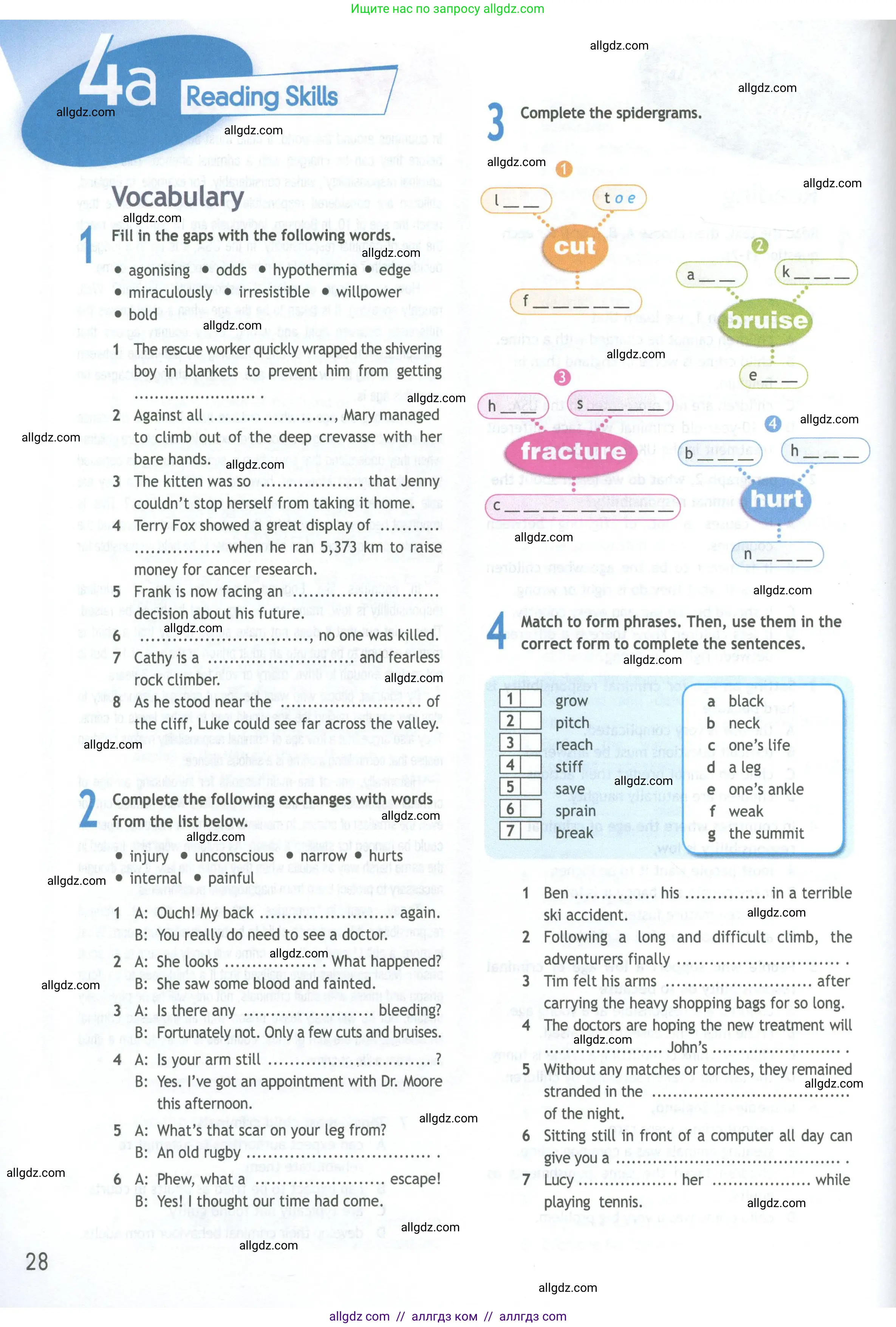 Английский язык (english), 11 класс Рабочая тетрадь (workbook), авторы: Афанасьева Ольга Васильевна (Afanasyeva Olga), Дули Дженни (Dooley Jenny), Михеева Ирина Владимировна (Mikheeva Irina), Оби Боб (Obee Bob), Эванс Вирджиния (Evans Virginia), издательство Просвещение, Москва, 2019, белого цвета, страница 28