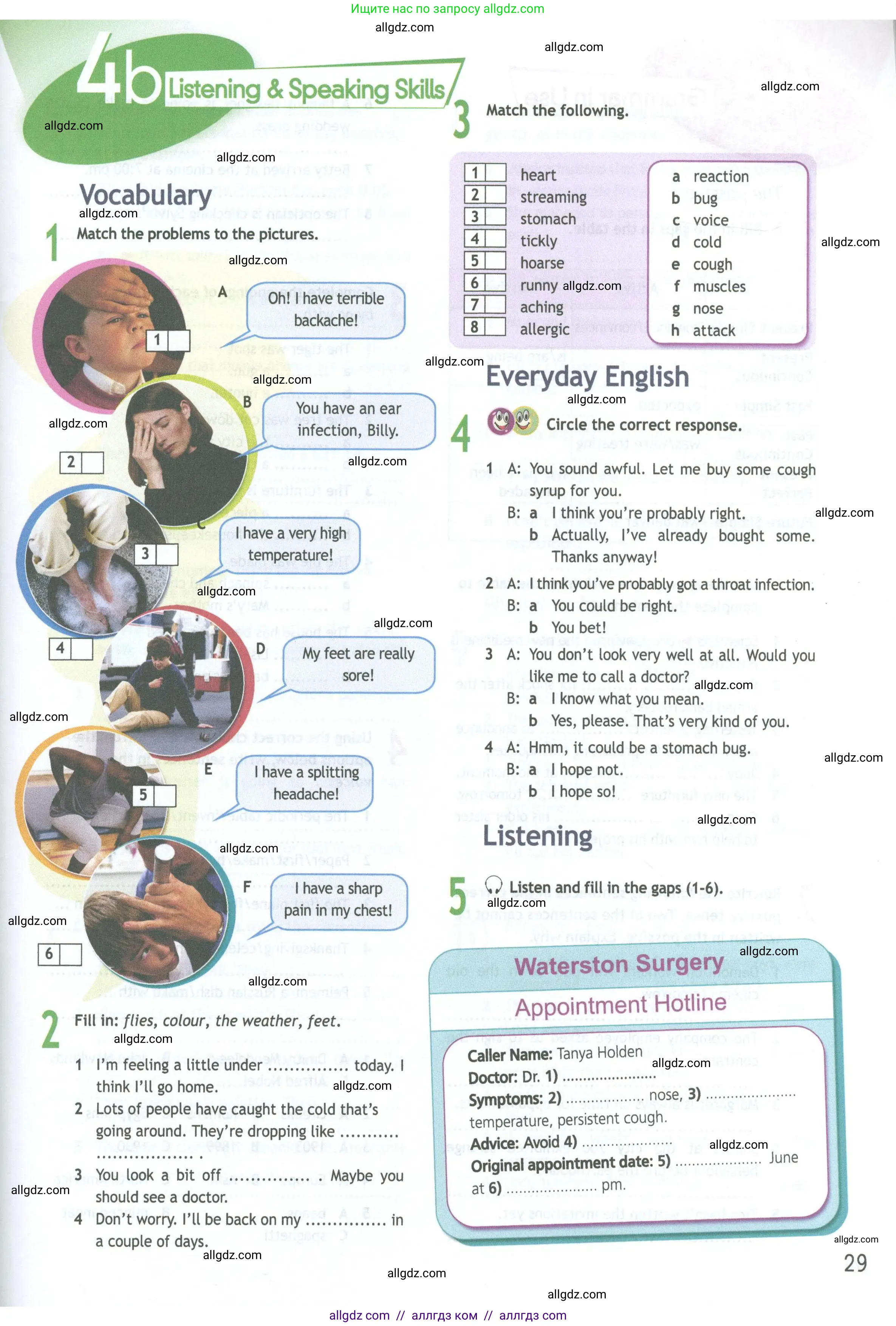 Английский язык (english), 11 класс Рабочая тетрадь (workbook), авторы: Афанасьева Ольга Васильевна (Afanasyeva Olga), Дули Дженни (Dooley Jenny), Михеева Ирина Владимировна (Mikheeva Irina), Оби Боб (Obee Bob), Эванс Вирджиния (Evans Virginia), издательство Просвещение, Москва, 2019, белого цвета, страница 29
