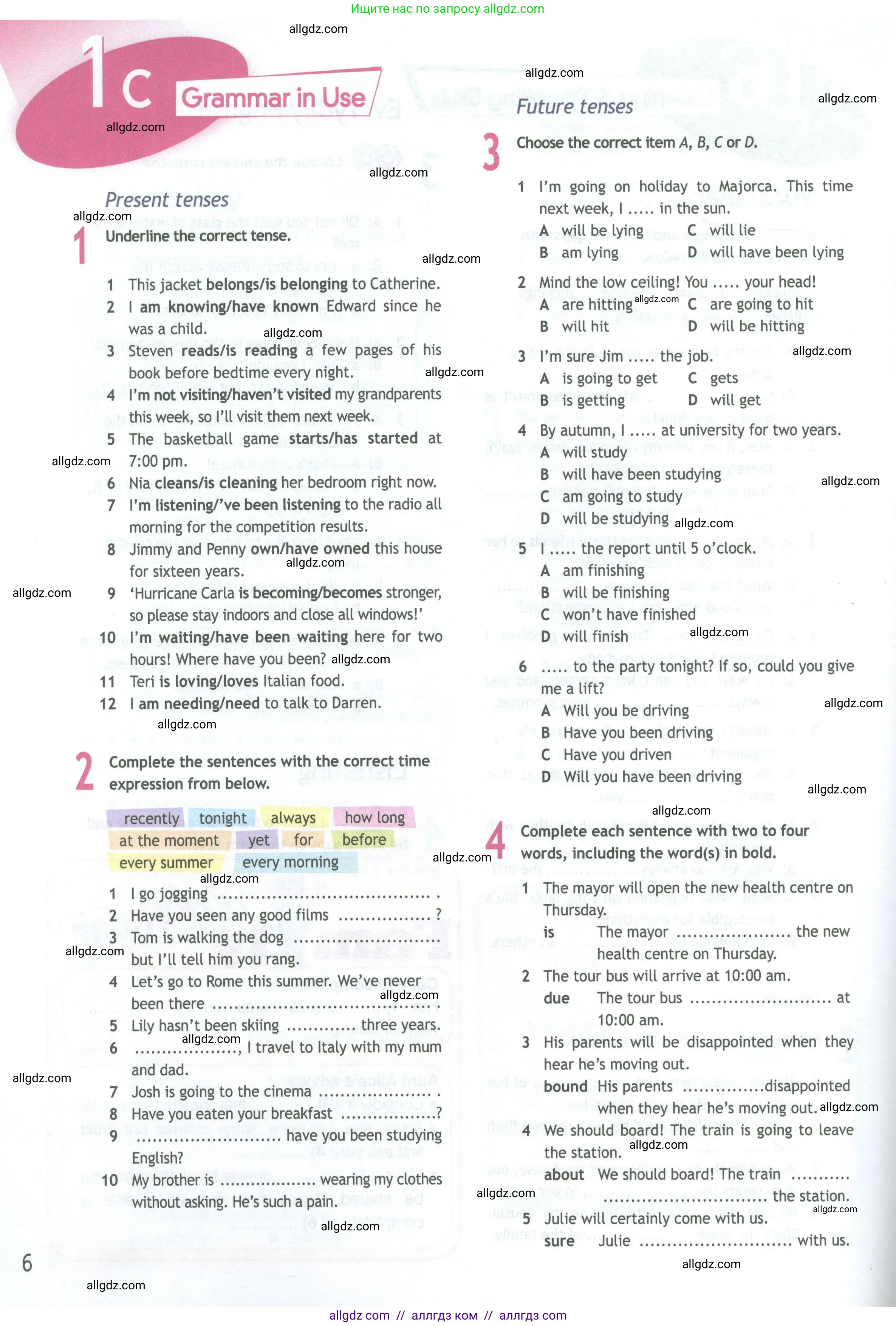 Английский язык (english), 11 класс Рабочая тетрадь (workbook), авторы: Афанасьева Ольга Васильевна (Afanasyeva Olga), Дули Дженни (Dooley Jenny), Михеева Ирина Владимировна (Mikheeva Irina), Оби Боб (Obee Bob), Эванс Вирджиния (Evans Virginia), издательство Просвещение, Москва, 2019, белого цвета, страница 6