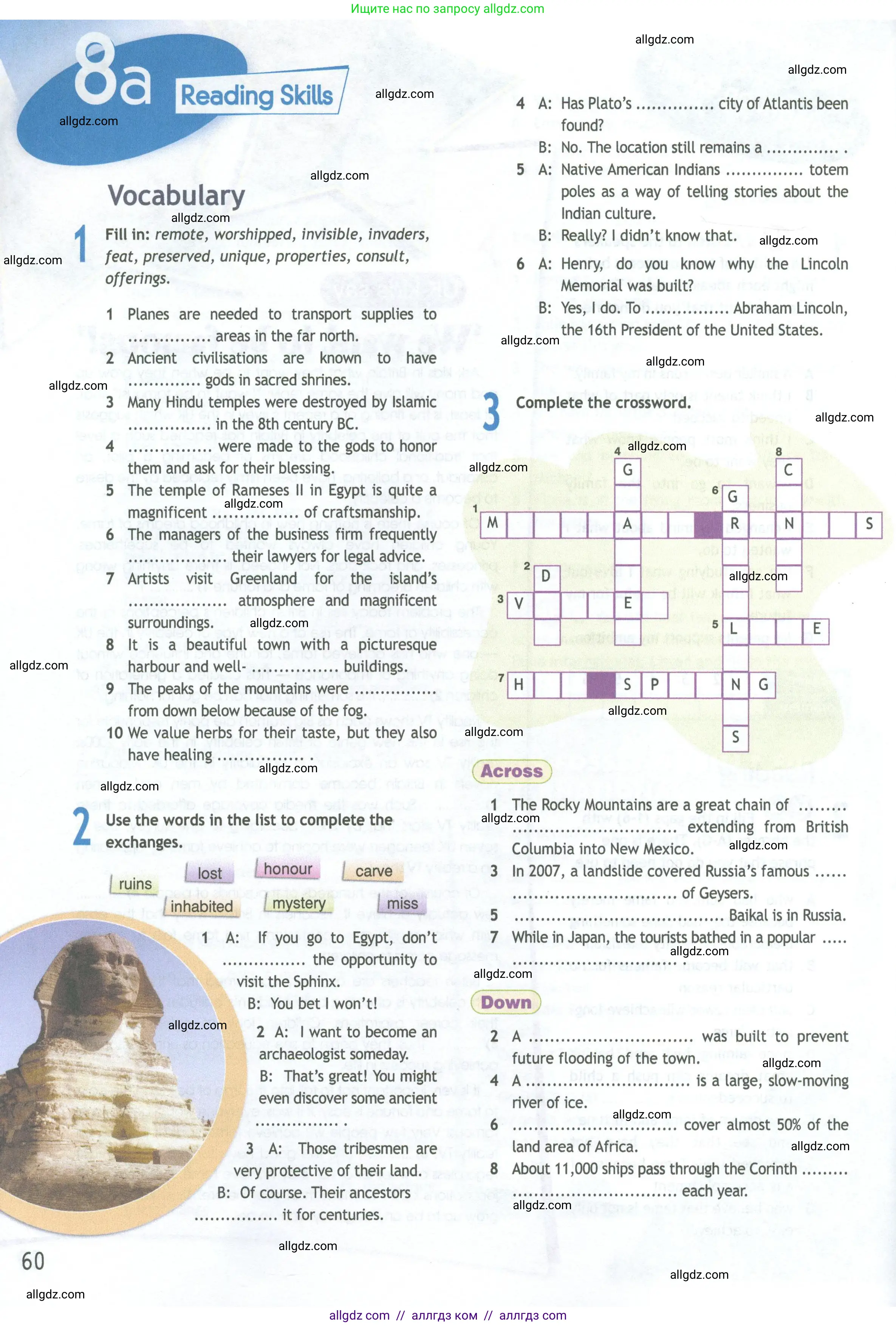 Английский язык (english), 11 класс Рабочая тетрадь (workbook), авторы: Афанасьева Ольга Васильевна (Afanasyeva Olga), Дули Дженни (Dooley Jenny), Михеева Ирина Владимировна (Mikheeva Irina), Оби Боб (Obee Bob), Эванс Вирджиния (Evans Virginia), издательство Просвещение, Москва, 2019, белого цвета, страница 60