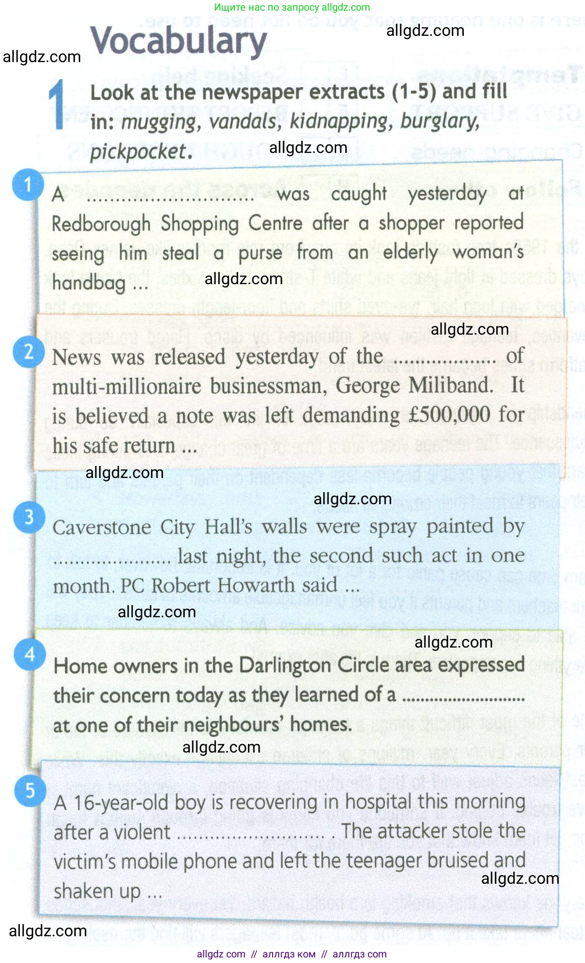 Английский язык (english), 11 класс Рабочая тетрадь (workbook), авторы: Афанасьева Ольга Васильевна (Afanasyeva Olga), Дули Дженни (Dooley Jenny), Михеева Ирина Владимировна (Mikheeva Irina), Оби Боб (Obee Bob), Эванс Вирджиния (Evans Virginia), издательство Просвещение, Москва, 2019, белого цвета, страница 20, номер 1, Условие