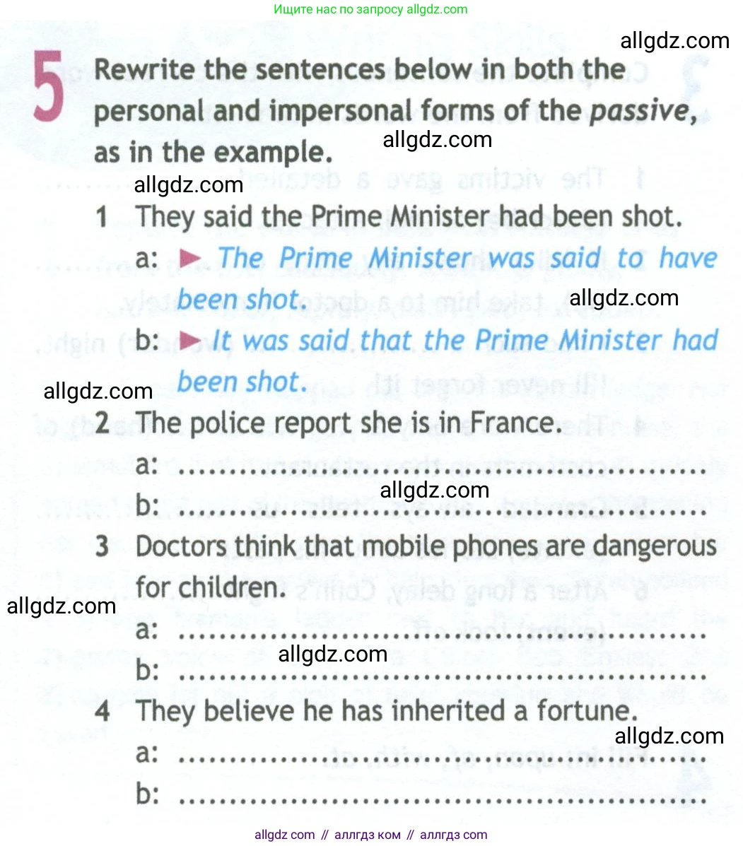 Английский язык (english), 11 класс Рабочая тетрадь (workbook), авторы: Афанасьева Ольга Васильевна (Afanasyeva Olga), Дули Дженни (Dooley Jenny), Михеева Ирина Владимировна (Mikheeva Irina), Оби Боб (Obee Bob), Эванс Вирджиния (Evans Virginia), издательство Просвещение, Москва, 2019, белого цвета, страница 31, номер 5, Условие