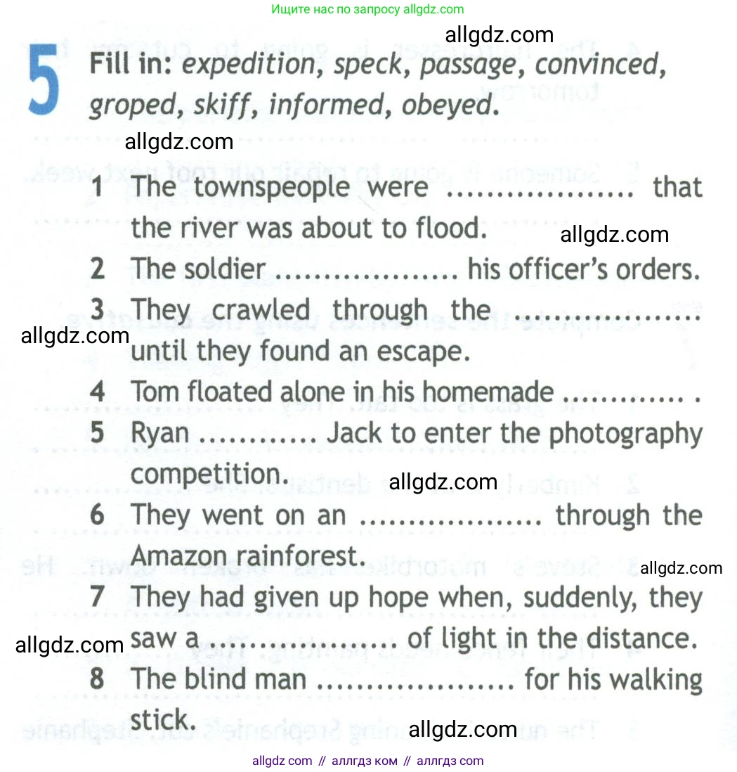 Английский язык (english), 11 класс Рабочая тетрадь (workbook), авторы: Афанасьева Ольга Васильевна (Afanasyeva Olga), Дули Дженни (Dooley Jenny), Михеева Ирина Владимировна (Mikheeva Irina), Оби Боб (Obee Bob), Эванс Вирджиния (Evans Virginia), издательство Просвещение, Москва, 2019, белого цвета, страница 32, номер 5, Условие