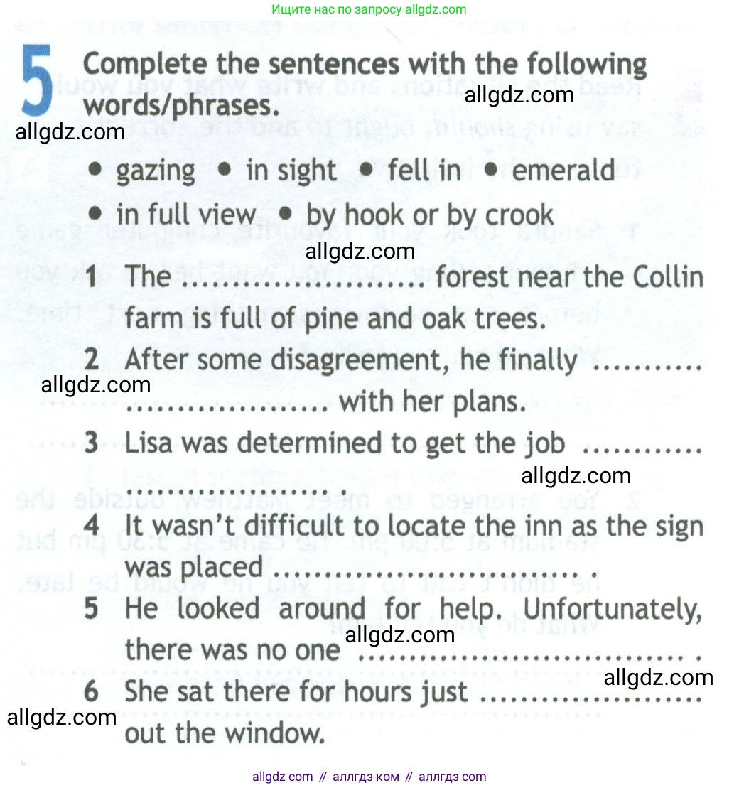 Английский язык (english), 11 класс Рабочая тетрадь (workbook), авторы: Афанасьева Ольга Васильевна (Afanasyeva Olga), Дули Дженни (Dooley Jenny), Михеева Ирина Владимировна (Mikheeva Irina), Оби Боб (Obee Bob), Эванс Вирджиния (Evans Virginia), издательство Просвещение, Москва, 2019, белого цвета, страница 40, номер 5, Условие