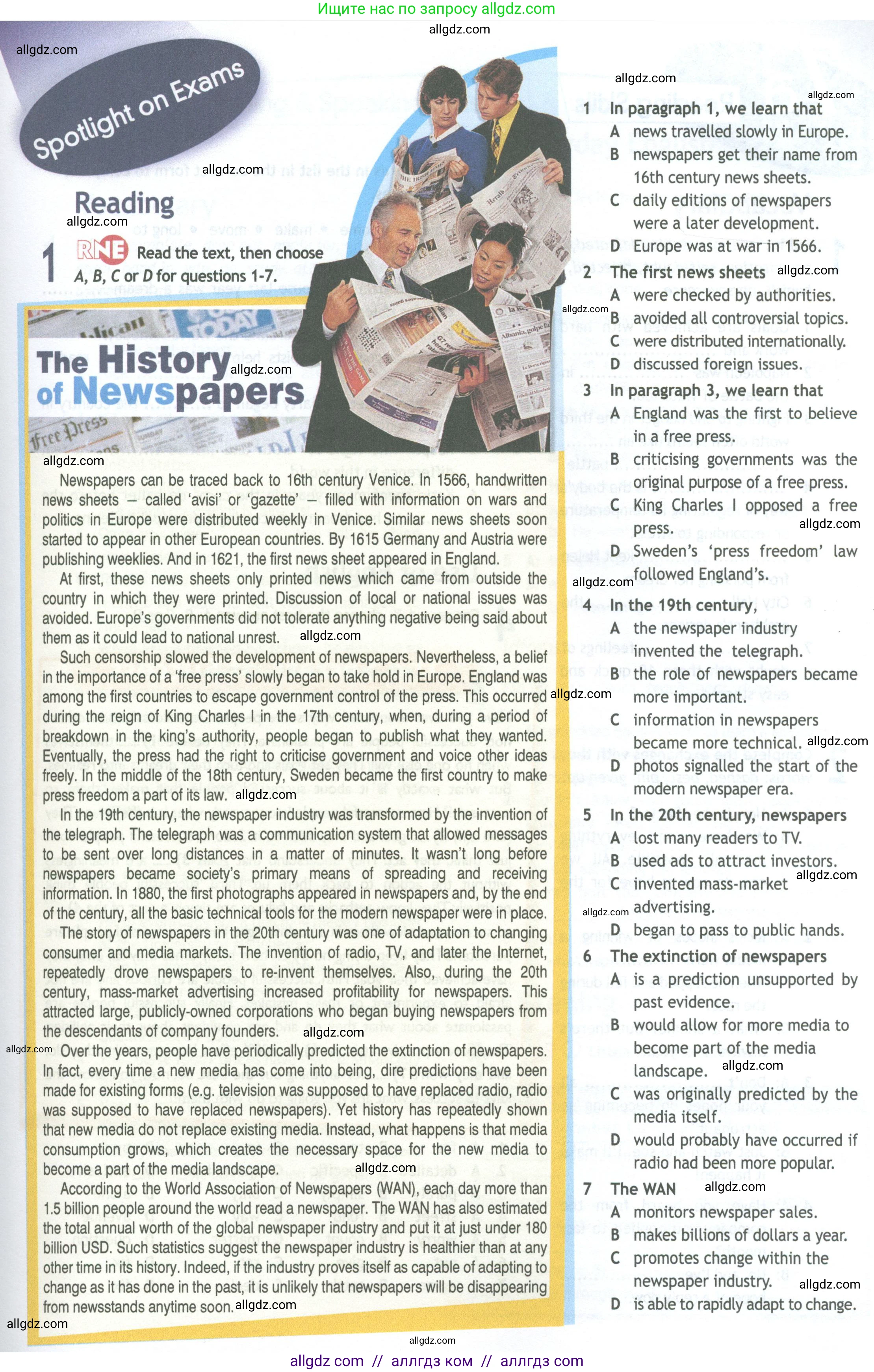 Английский язык (english), 11 класс Рабочая тетрадь (workbook), авторы: Афанасьева Ольга Васильевна (Afanasyeva Olga), Дули Дженни (Dooley Jenny), Михеева Ирина Владимировна (Mikheeva Irina), Оби Боб (Obee Bob), Эванс Вирджиния (Evans Virginia), издательство Просвещение, Москва, 2019, белого цвета, страница 51, номер 1, Условие