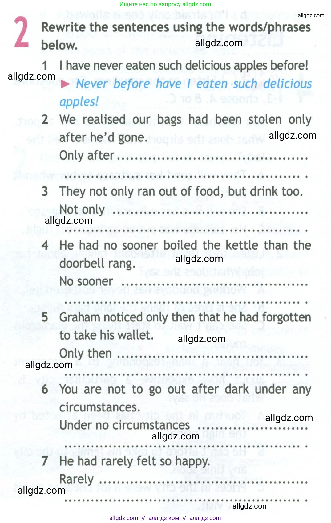 Английский язык (english), 11 класс Рабочая тетрадь (workbook), авторы: Афанасьева Ольга Васильевна (Afanasyeva Olga), Дули Дженни (Dooley Jenny), Михеева Ирина Владимировна (Mikheeva Irina), Оби Боб (Obee Bob), Эванс Вирджиния (Evans Virginia), издательство Просвещение, Москва, 2019, белого цвета, страница 62, номер 2, Условие