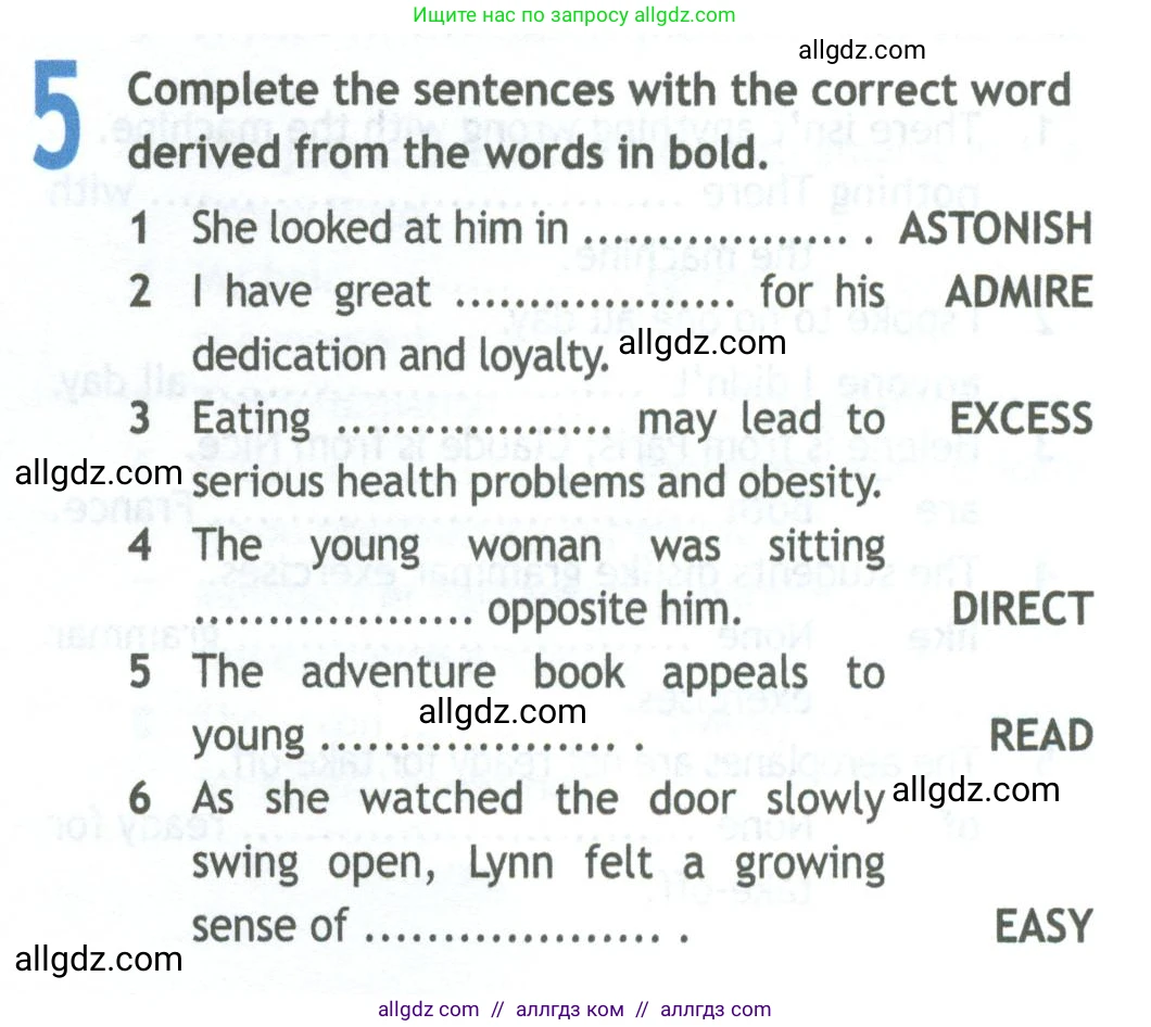 Английский язык (english), 11 класс Рабочая тетрадь (workbook), авторы: Афанасьева Ольга Васильевна (Afanasyeva Olga), Дули Дженни (Dooley Jenny), Михеева Ирина Владимировна (Mikheeva Irina), Оби Боб (Obee Bob), Эванс Вирджиния (Evans Virginia), издательство Просвещение, Москва, 2019, белого цвета, страница 64, номер 5, Условие