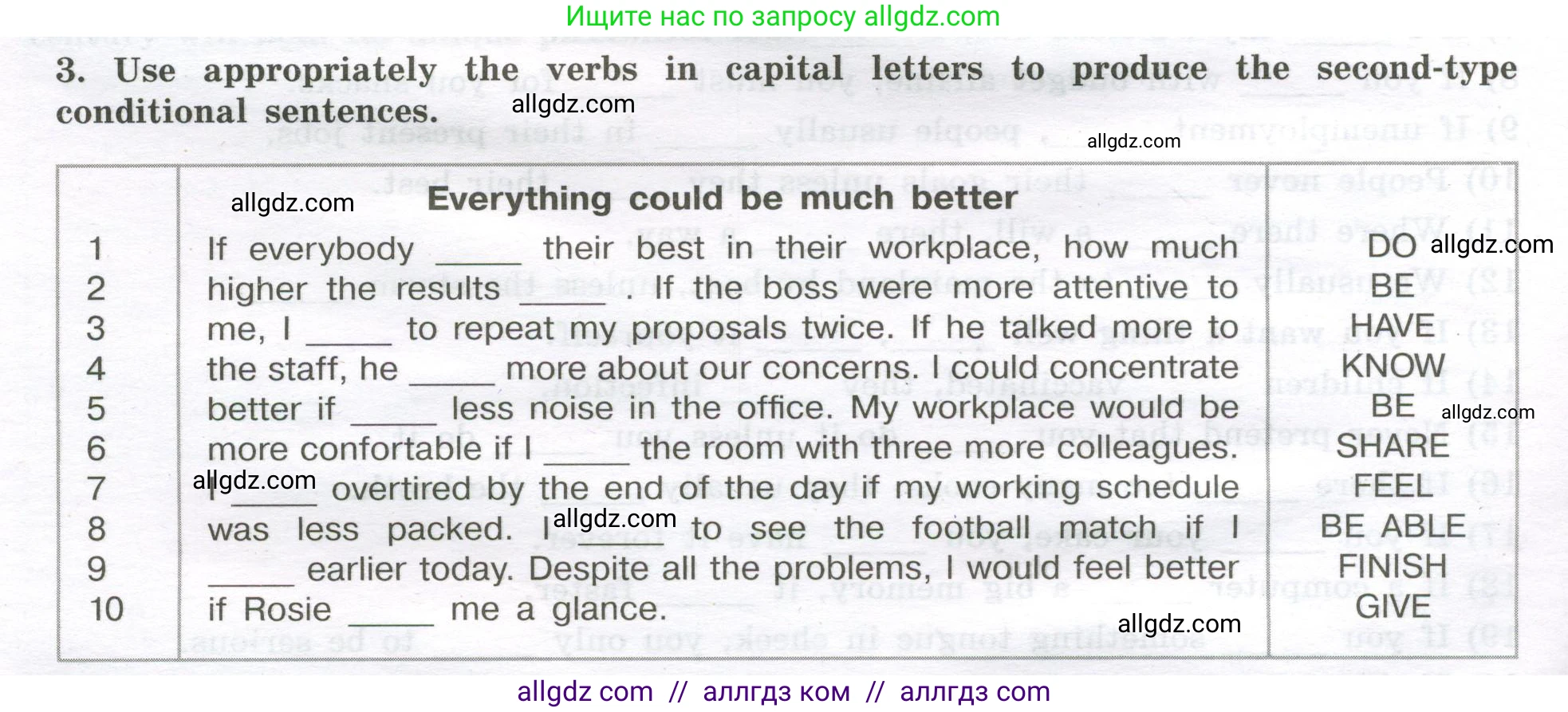Английский язык (english), 11 класс сборник грамматических упражнений, автор: Мильруд Радислав Петрович (Millrood Radislav), издательство Просвещение, Москва, 2019, страница 38, номер 3, Условие
