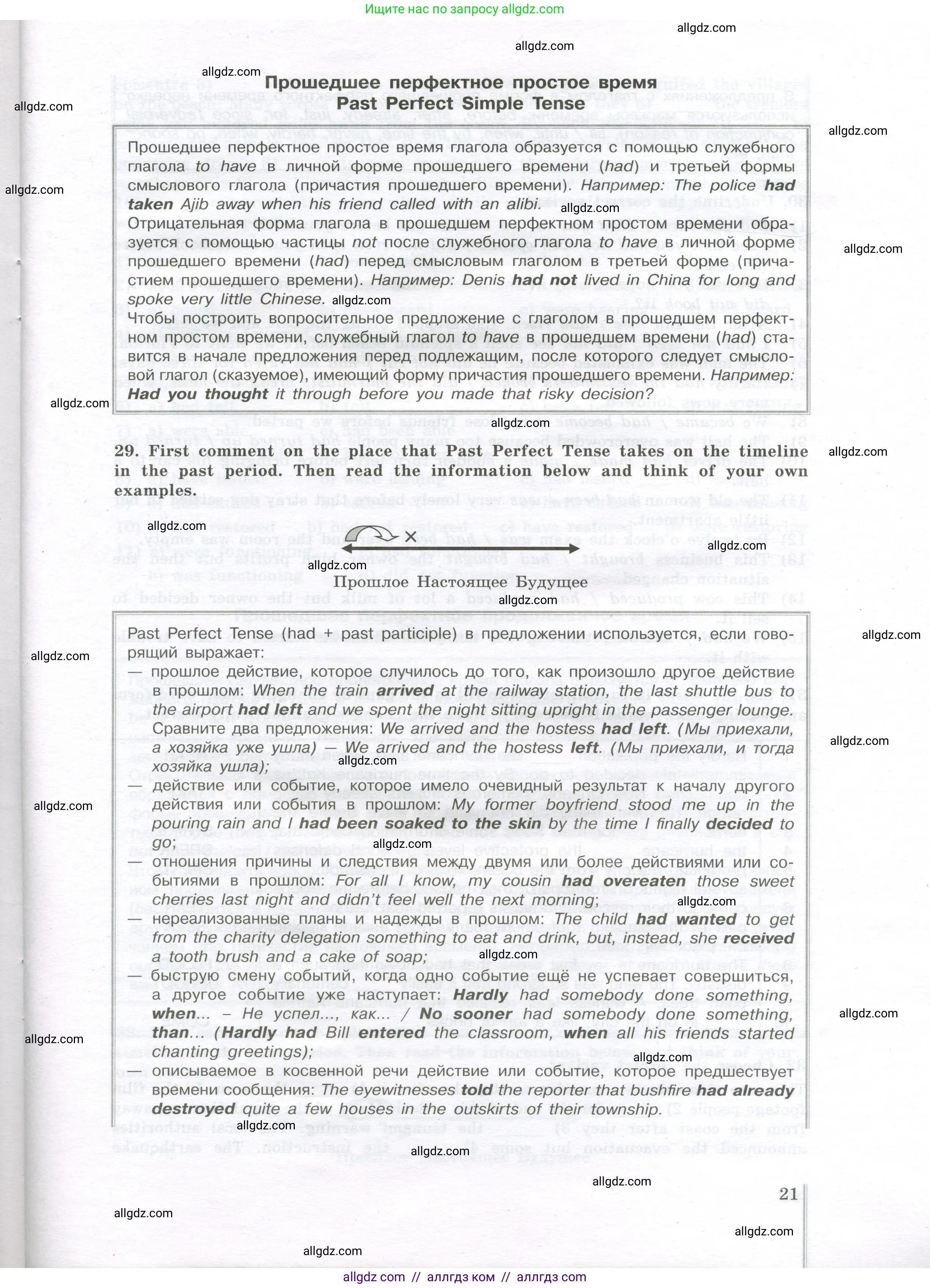 Английский язык (english), 11 класс сборник грамматических упражнений, автор: Мильруд Радислав Петрович (Millrood Radislav), издательство Просвещение, Москва, 2019, страница 21