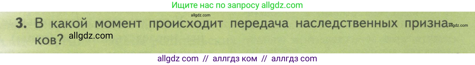 Биология, 11 класс Учебник, авторы: Пасечник Владимир Васильевич, Каменский Андрей Александрович, Рубцов Александр Михайлович, Швецов Глеб Геннадьевич, Гапонюк Зоя Георгиевна, издательство Просвещение, Москва, 2018, страница 31, номер 3, Условие