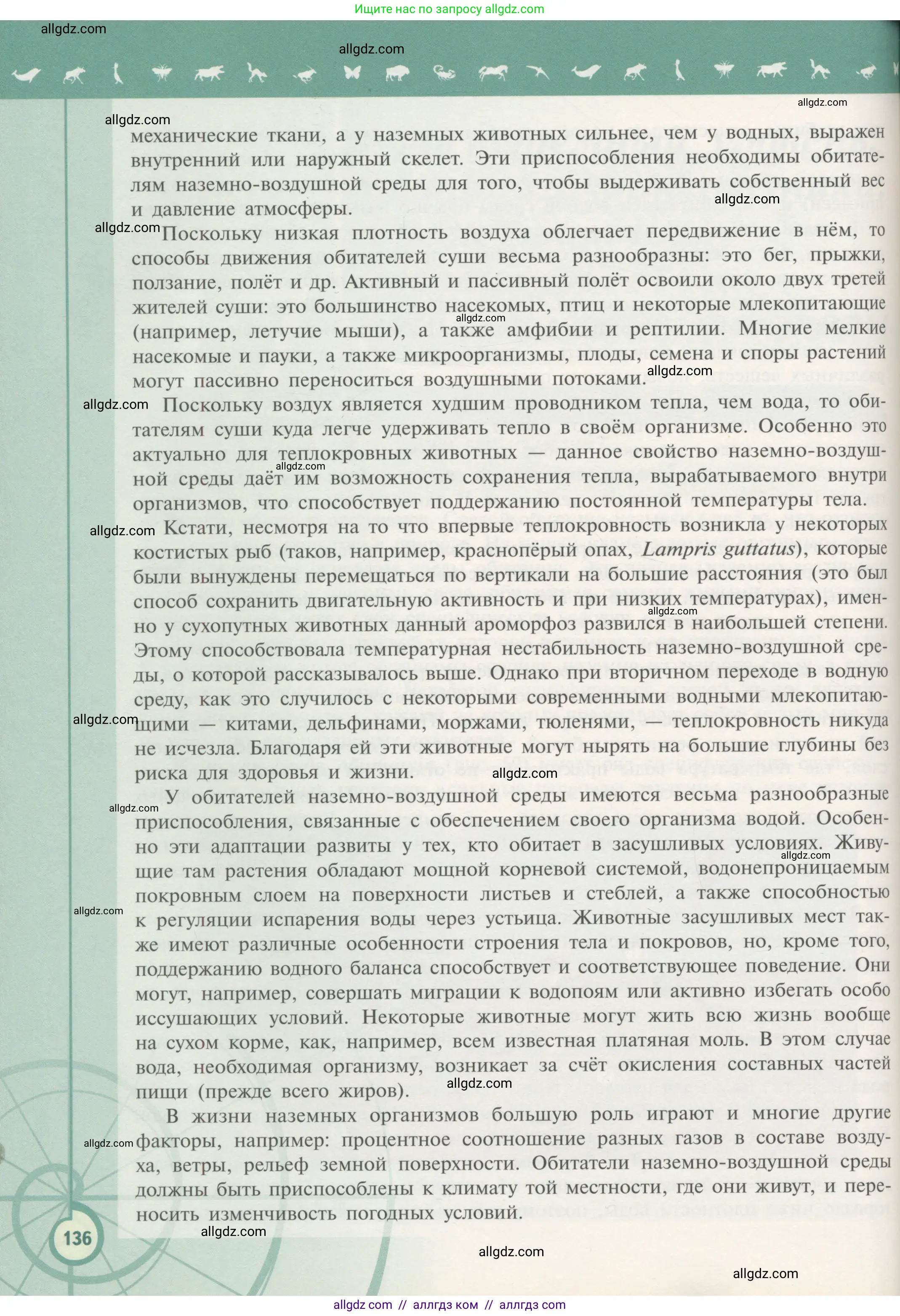 Биология, 11 класс Учебник, авторы: Пасечник Владимир Васильевич, Каменский Андрей Александрович, Рубцов Александр Михайлович, Швецов Глеб Геннадьевич, Гапонюк Зоя Георгиевна, издательство Просвещение, Москва, 2018, страница 136