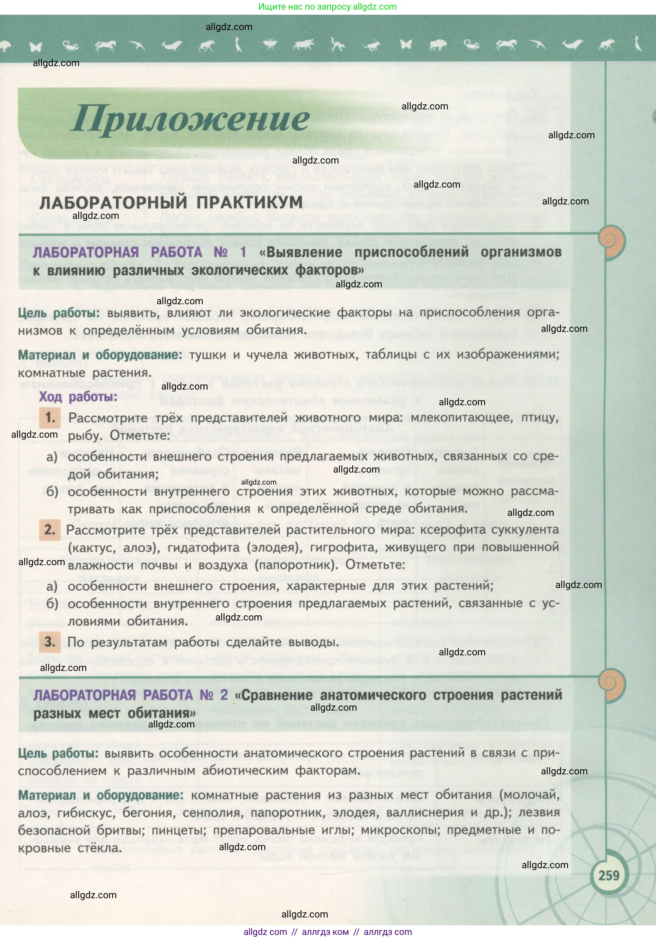 Биология, 11 класс Учебник, авторы: Пасечник Владимир Васильевич, Каменский Андрей Александрович, Рубцов Александр Михайлович, Швецов Глеб Геннадьевич, Гапонюк Зоя Георгиевна, издательство Просвещение, Москва, 2018, страница 259