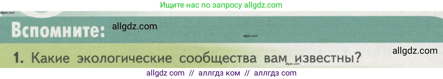 Биология, 11 класс Учебник, авторы: Пасечник Владимир Васильевич, Каменский Андрей Александрович, Рубцов Александр Михайлович, Швецов Глеб Геннадьевич, Гапонюк Зоя Георгиевна, издательство Просвещение, Москва, 2018, страница 142, номер 1, Условие