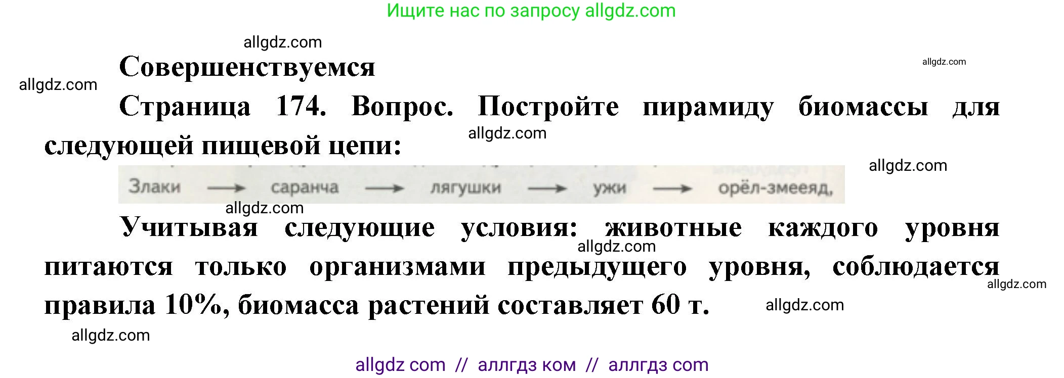 Биология, 11 класс Учебник, авторы: Пасечник Владимир Васильевич, Каменский Андрей Александрович, Рубцов Александр Михайлович, Швецов Глеб Геннадьевич, Гапонюк Зоя Георгиевна, издательство Просвещение, Москва, 2018, страница 174, Решение