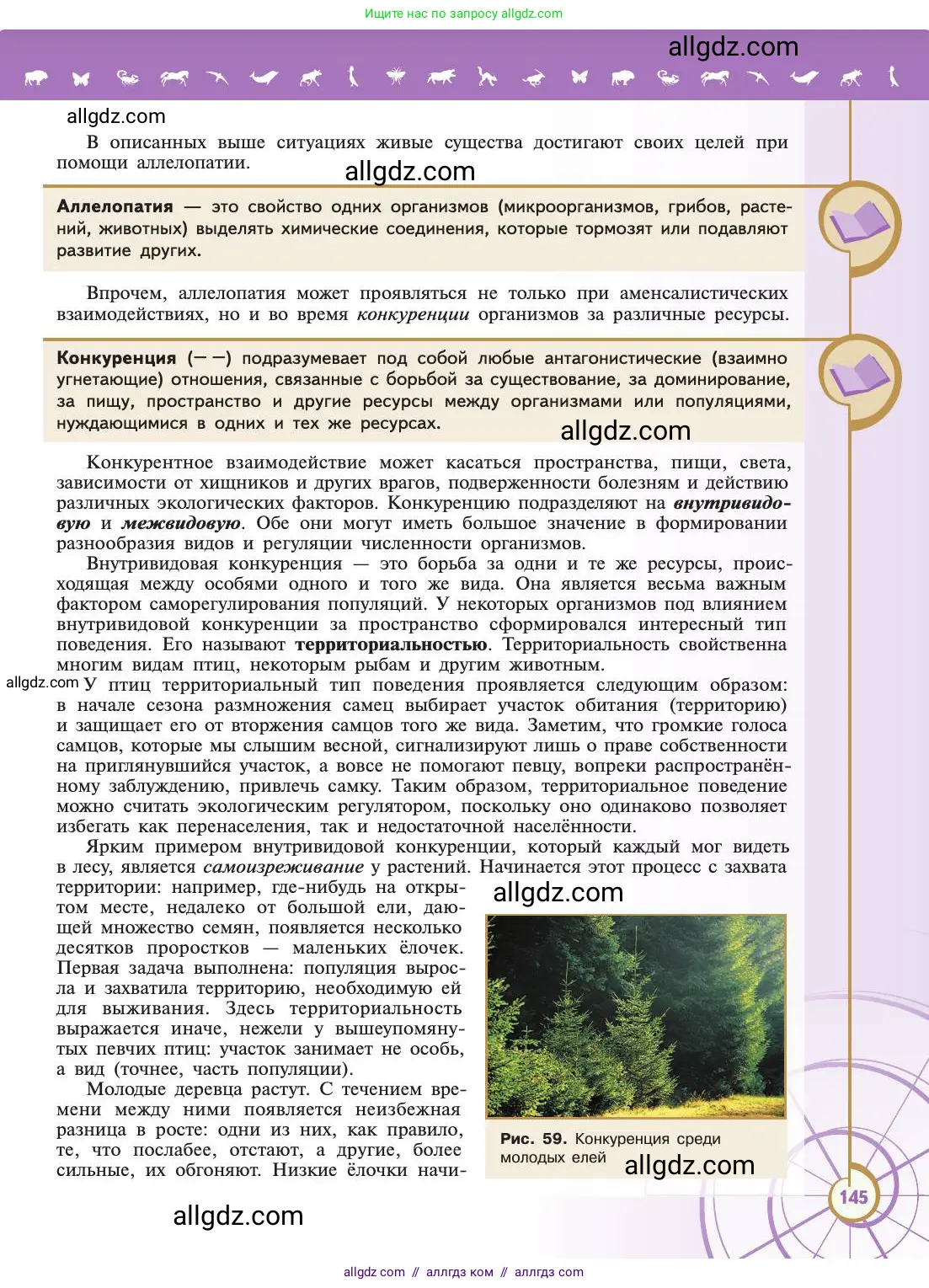 Биология, 11 класс Учебник, авторы: Пасечник Владимир Васильевич, Каменский Андрей Александрович, Рубцов Александр Михайлович, Швецов Глеб Геннадьевич, Абовян Леван Арташесович, Гапонюк Зоя Георгиевна, издательство Просвещение, Москва, 2019, страница 145