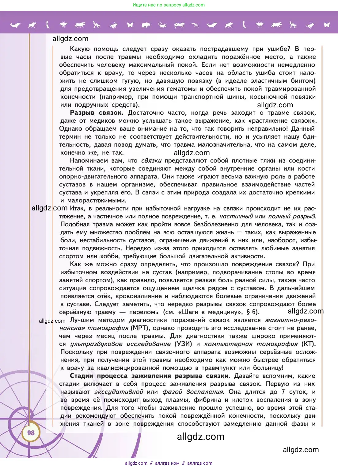 Биология, 11 класс Учебник, авторы: Пасечник Владимир Васильевич, Каменский Андрей Александрович, Рубцов Александр Михайлович, Швецов Глеб Геннадьевич, Абовян Леван Арташесович, Гапонюк Зоя Георгиевна, издательство Просвещение, Москва, 2019, страница 98