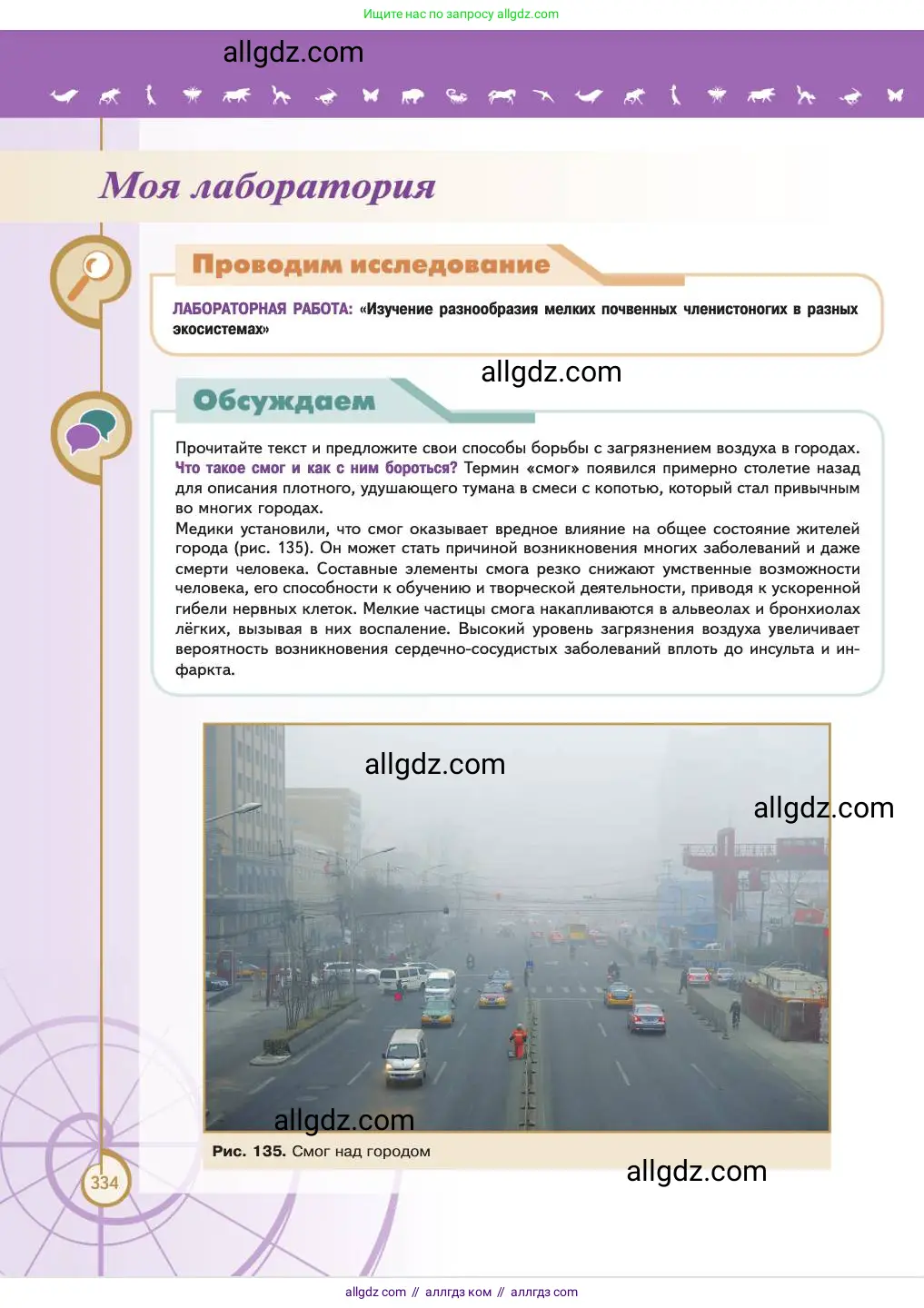 Биология, 11 класс Учебник, авторы: Пасечник Владимир Васильевич, Каменский Андрей Александрович, Рубцов Александр Михайлович, Швецов Глеб Геннадьевич, Абовян Леван Арташесович, Гапонюк Зоя Георгиевна, издательство Просвещение, Москва, 2023, страница 334