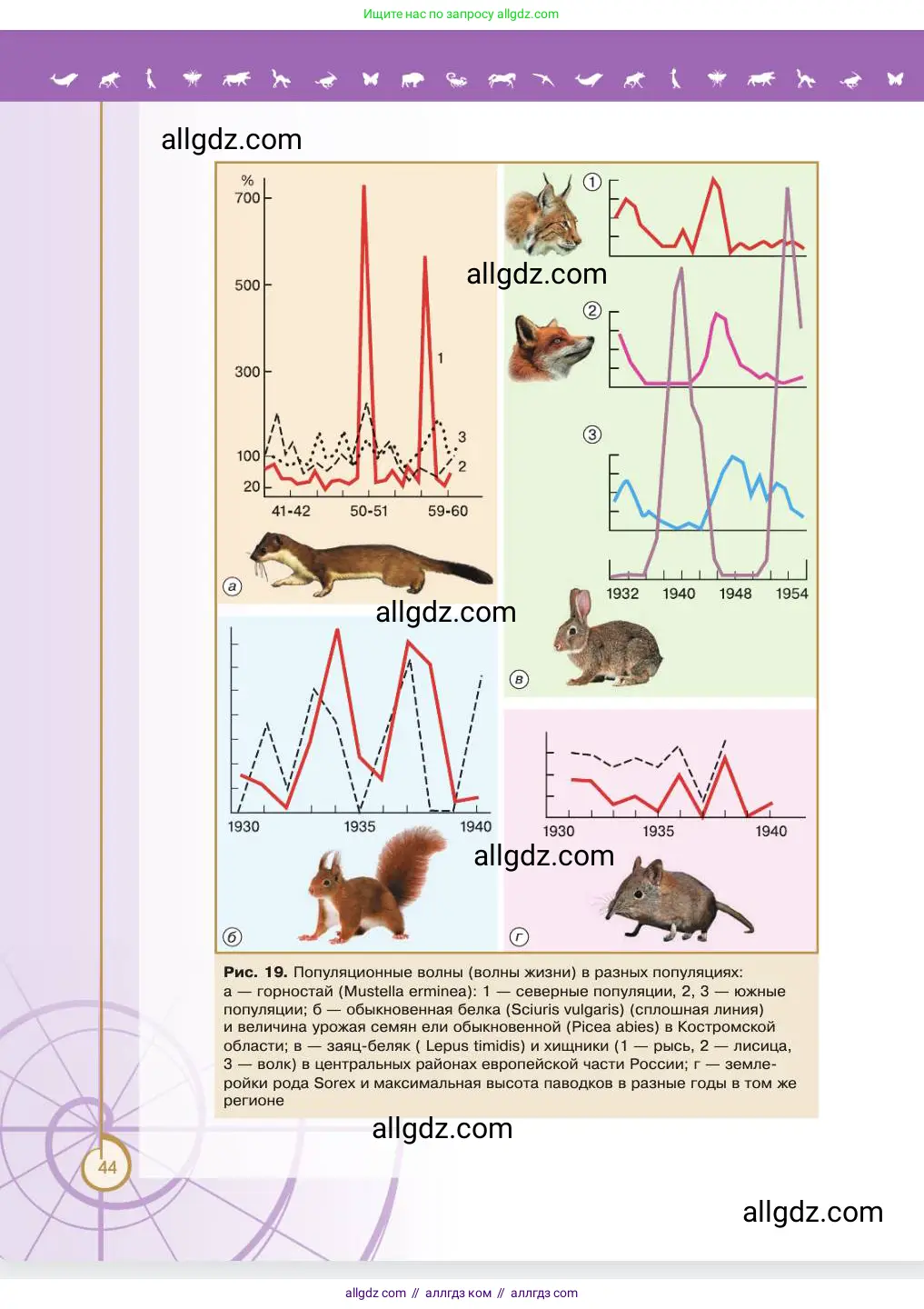 Биология, 11 класс Учебник, авторы: Пасечник Владимир Васильевич, Каменский Андрей Александрович, Рубцов Александр Михайлович, Швецов Глеб Геннадьевич, Абовян Леван Арташесович, Гапонюк Зоя Георгиевна, издательство Просвещение, Москва, 2023, страница 44