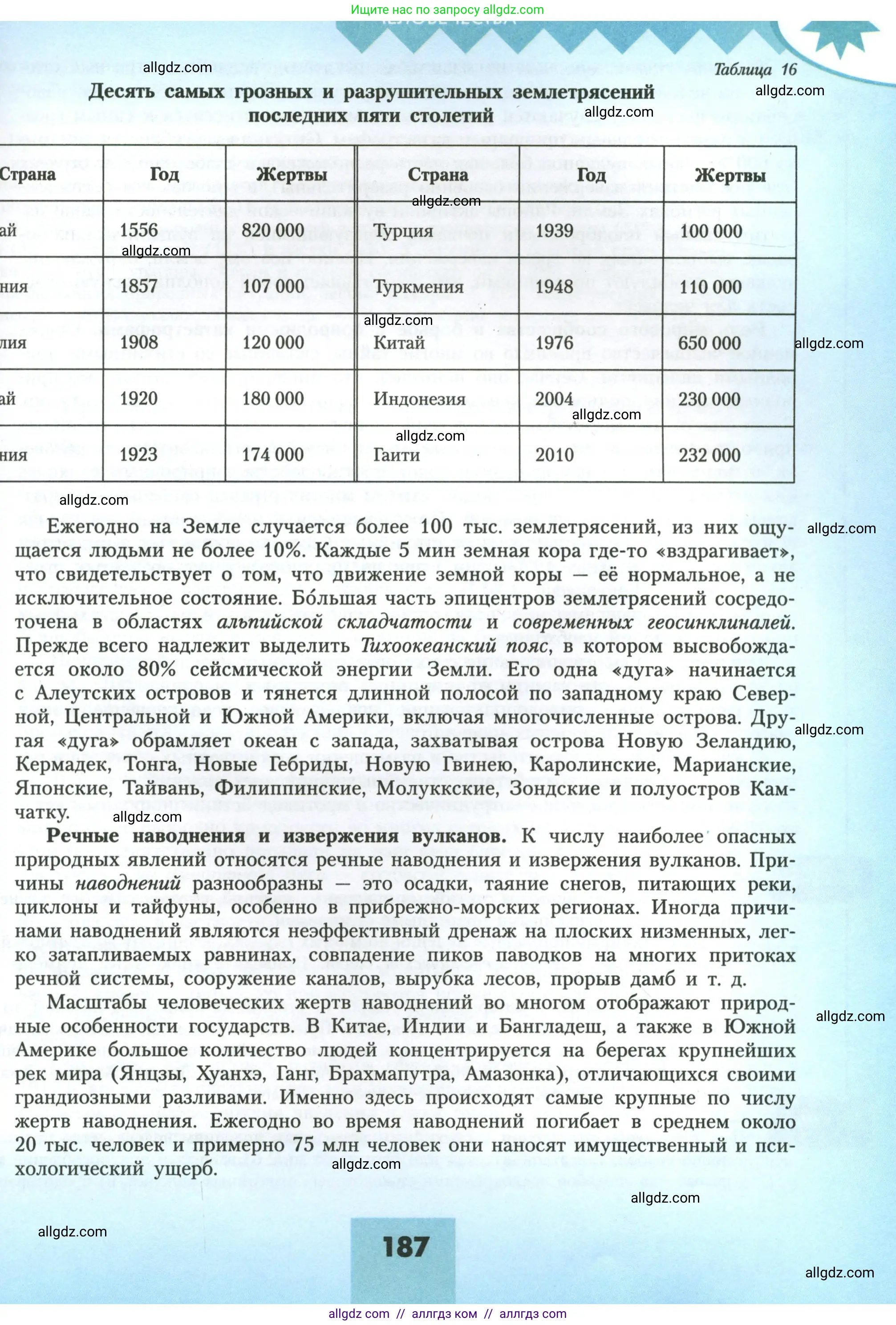 География, 11 класс Учебник, авторы: Гладкий Юрий Никифорович, Николина Вера Викторовна, издательство Просвещение, Москва, 2019, жёлтого цвета, страница 187