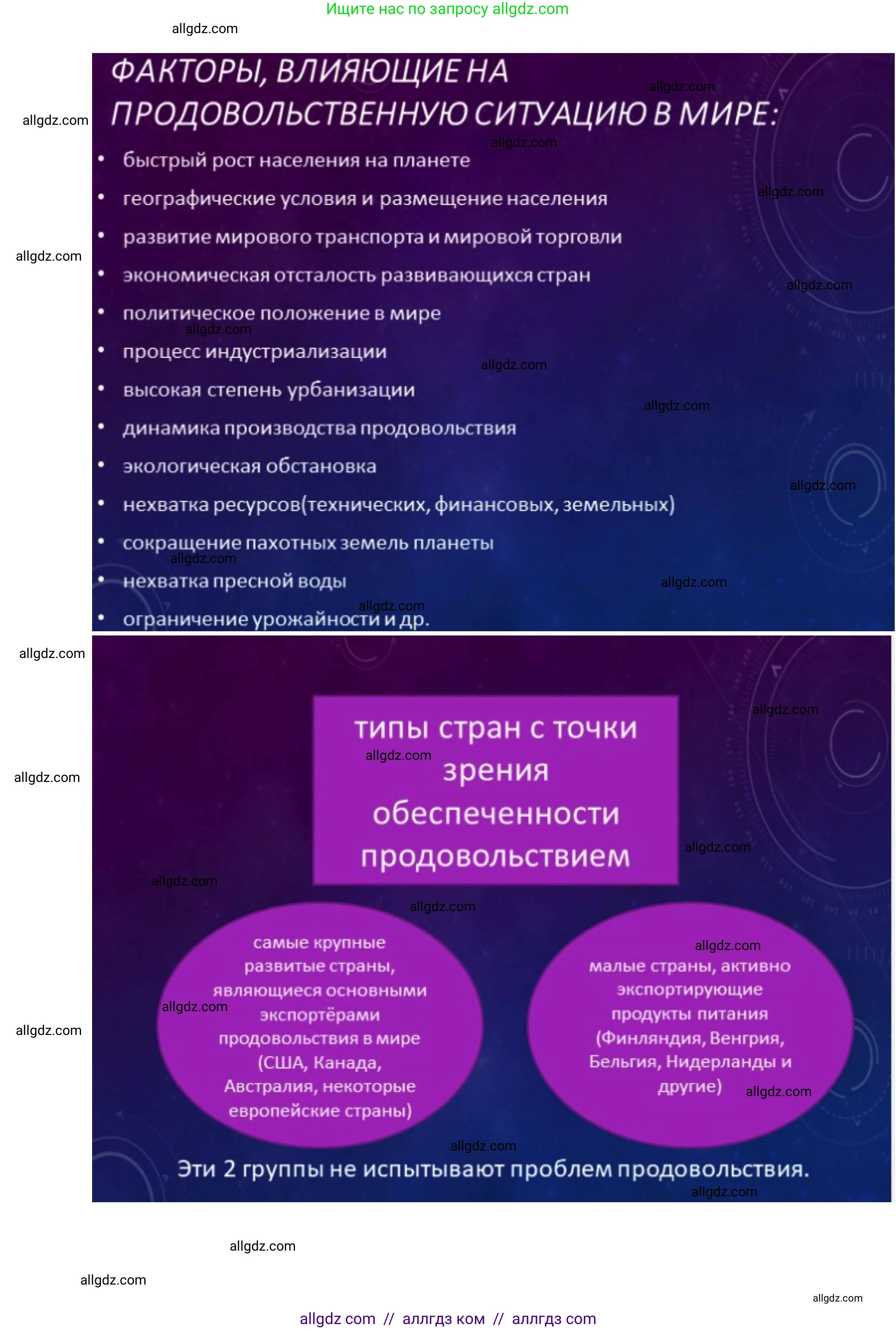 География, 11 класс Учебник, авторы: Гладкий Юрий Никифорович, Николина Вера Викторовна, издательство Просвещение, Москва, 2019, жёлтого цвета, страница 182, Решение (продолжение 6)