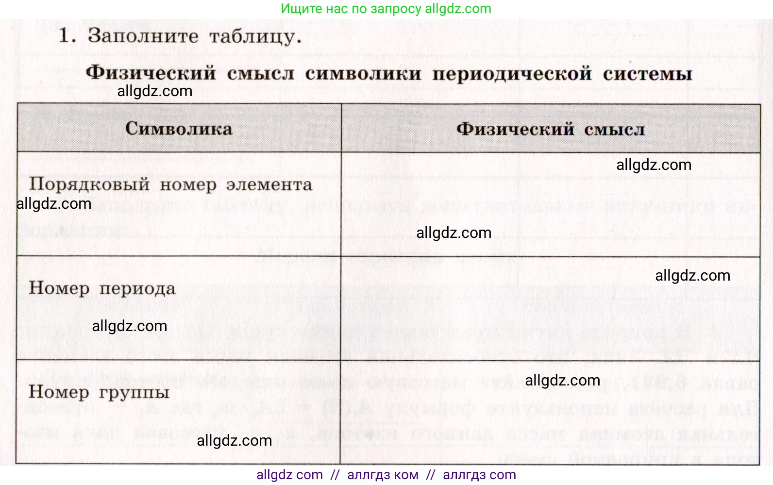 Химия, 11 класс рабочая тетрадь, авторы: Габриелян Олег Саргисович, Сладков Сергей Анатольевич, Остроумов Игорь Геннадьевич, издательство Просвещение, Москва, 2021, белого цвета, страница 8, номер 1, Условие