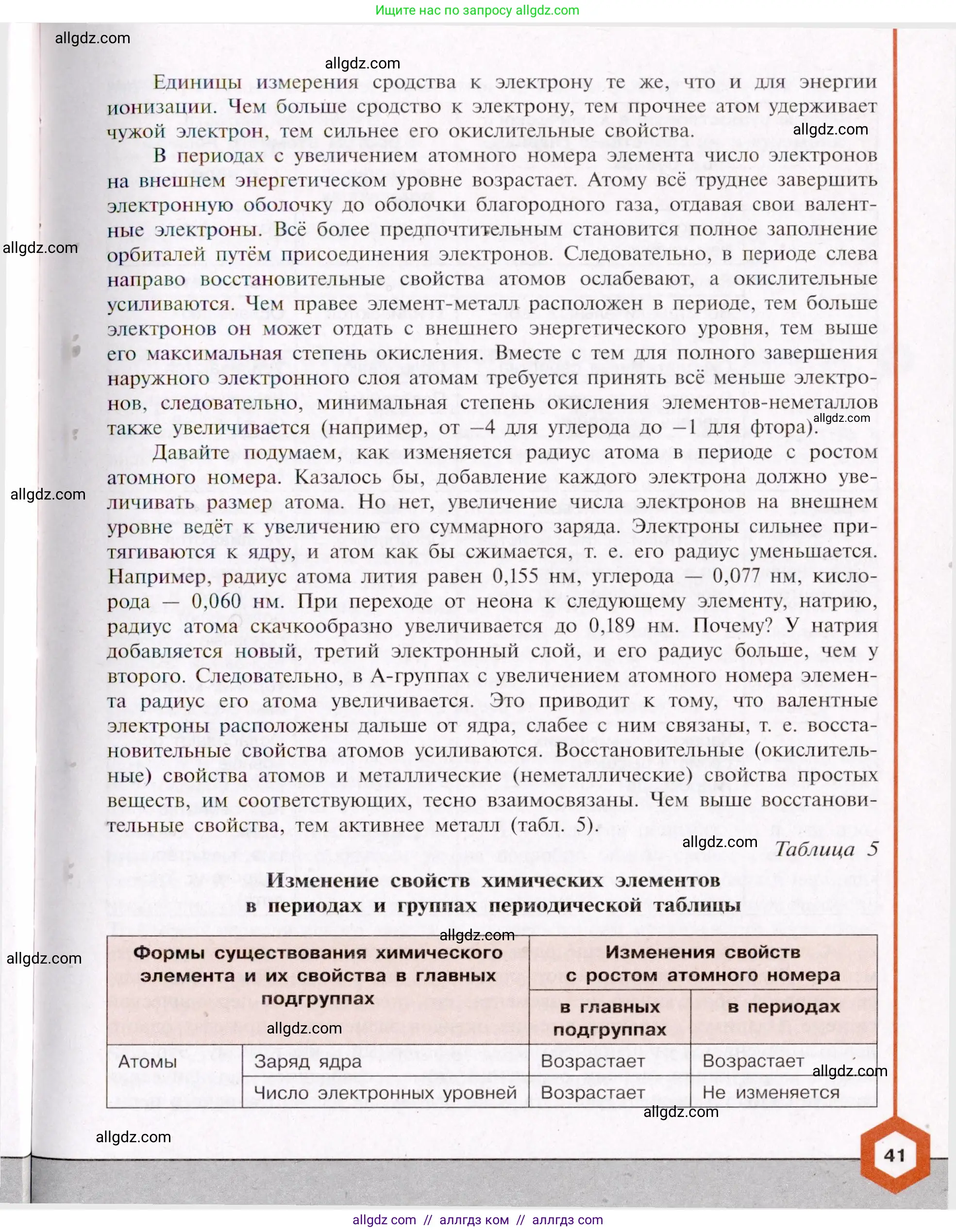 Химия, 11 класс Учебник, авторы: Габриелян Олег Саргисович, Остроумов Игорь Геннадьевич, Сладков Сергей Анатольевич, Левкин Антон Николаевич, издательство Просвещение, Москва, 2021, белого цвета, страница 41