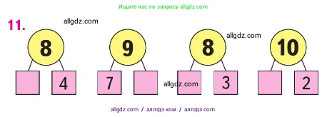 Математика, 1 класс Учебник, авторы: Моро Мария Игнатьевна, Волкова Светлана Ивановна, Степанова Светлана Вячеславовна, издательство Просвещение, Москва, 2023, белого цвета, Часть 1, страница 121, номер 11, Условие