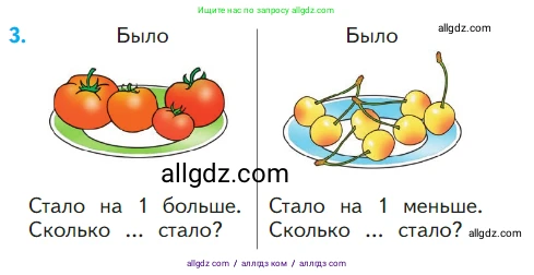 Математика, 1 класс Учебник, авторы: Моро Мария Игнатьевна, Волкова Светлана Ивановна, Степанова Светлана Вячеславовна, издательство Просвещение, Москва, 2023, белого цвета, Часть 1, страница 96, номер 3, Условие