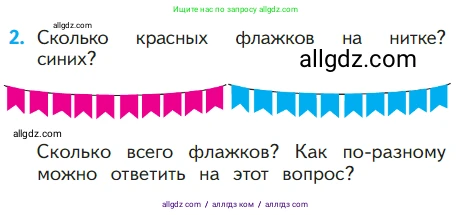 Математика, 1 класс Учебник, авторы: Моро Мария Игнатьевна, Волкова Светлана Ивановна, Степанова Светлана Вячеславовна, издательство Просвещение, Москва, 2023, белого цвета, Часть 2, страница 46, номер 2, Условие