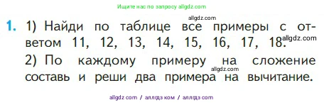 Математика, 1 класс Учебник, авторы: Моро Мария Игнатьевна, Волкова Светлана Ивановна, Степанова Светлана Вячеславовна, издательство Просвещение, Москва, 2023, белого цвета, Часть 2, страница 72, номер 1, Условие