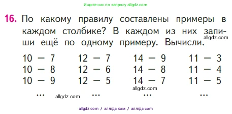 Математика, 1 класс Учебник, авторы: Моро Мария Игнатьевна, Волкова Светлана Ивановна, Степанова Светлана Вячеславовна, издательство Просвещение, Москва, 2023, белого цвета, Часть 2, страница 94, номер 16, Условие