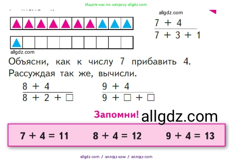 Математика, 1 класс Учебник, авторы: Моро Мария Игнатьевна, Волкова Светлана Ивановна, Степанова Светлана Вячеславовна, издательство Просвещение, Москва, 2023, белого цвета, Часть 2, страница 67, Условие