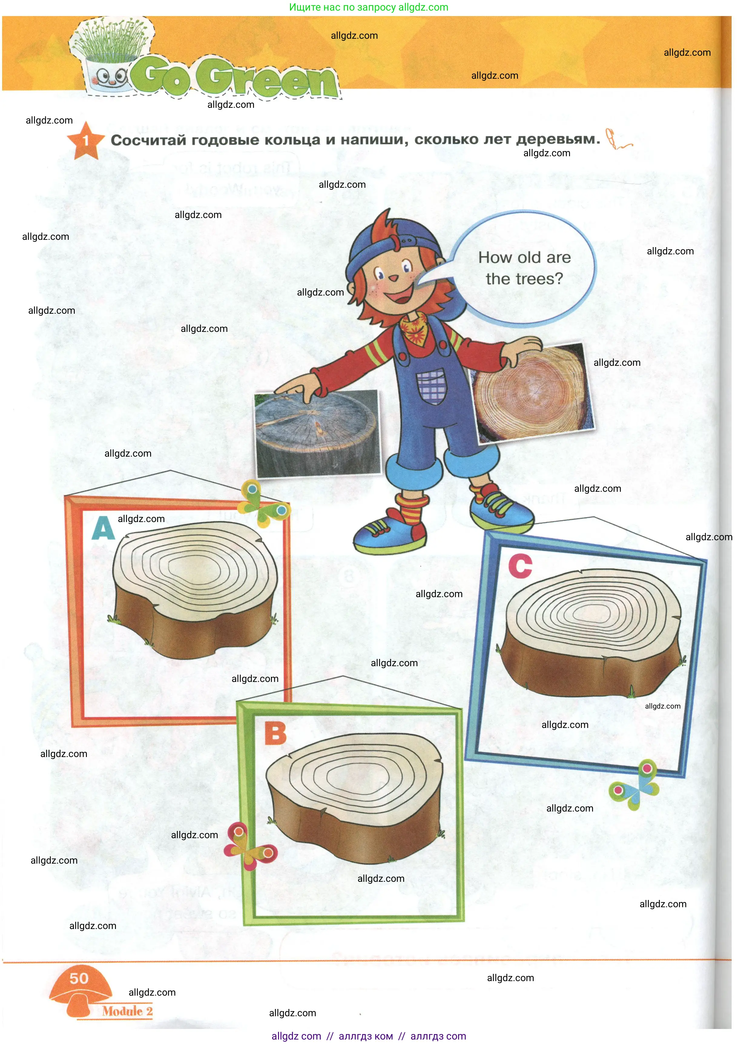 Английский язык (english), 2 класс Учебник (Student's book), авторы: Баранова Ксения Михайловна (Baranova Ksenia), Дули Дженни (Dooley Jenny), Копылова Виктория Викторовна (Kopylova Victoria), Мильруд Радислав Петрович (Millrood Radislav), Эванс Вирджиния (Evans Virginia), издательство Просвещение, Москва, 2023, белого цвета, Часть ( Part) 1, страница 50