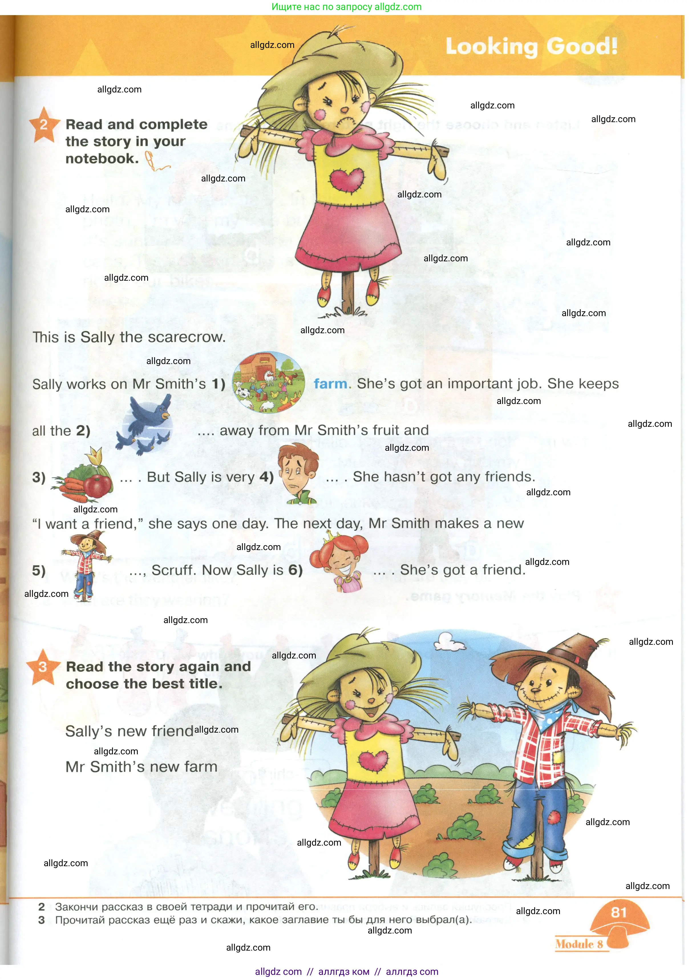 Английский язык (english), 2 класс Учебник (Student's book), авторы: Баранова Ксения Михайловна (Baranova Ksenia), Дули Дженни (Dooley Jenny), Копылова Виктория Викторовна (Kopylova Victoria), Мильруд Радислав Петрович (Millrood Radislav), Эванс Вирджиния (Evans Virginia), издательство Просвещение, Москва, 2023, белого цвета, Часть ( Part) 2, страница 81