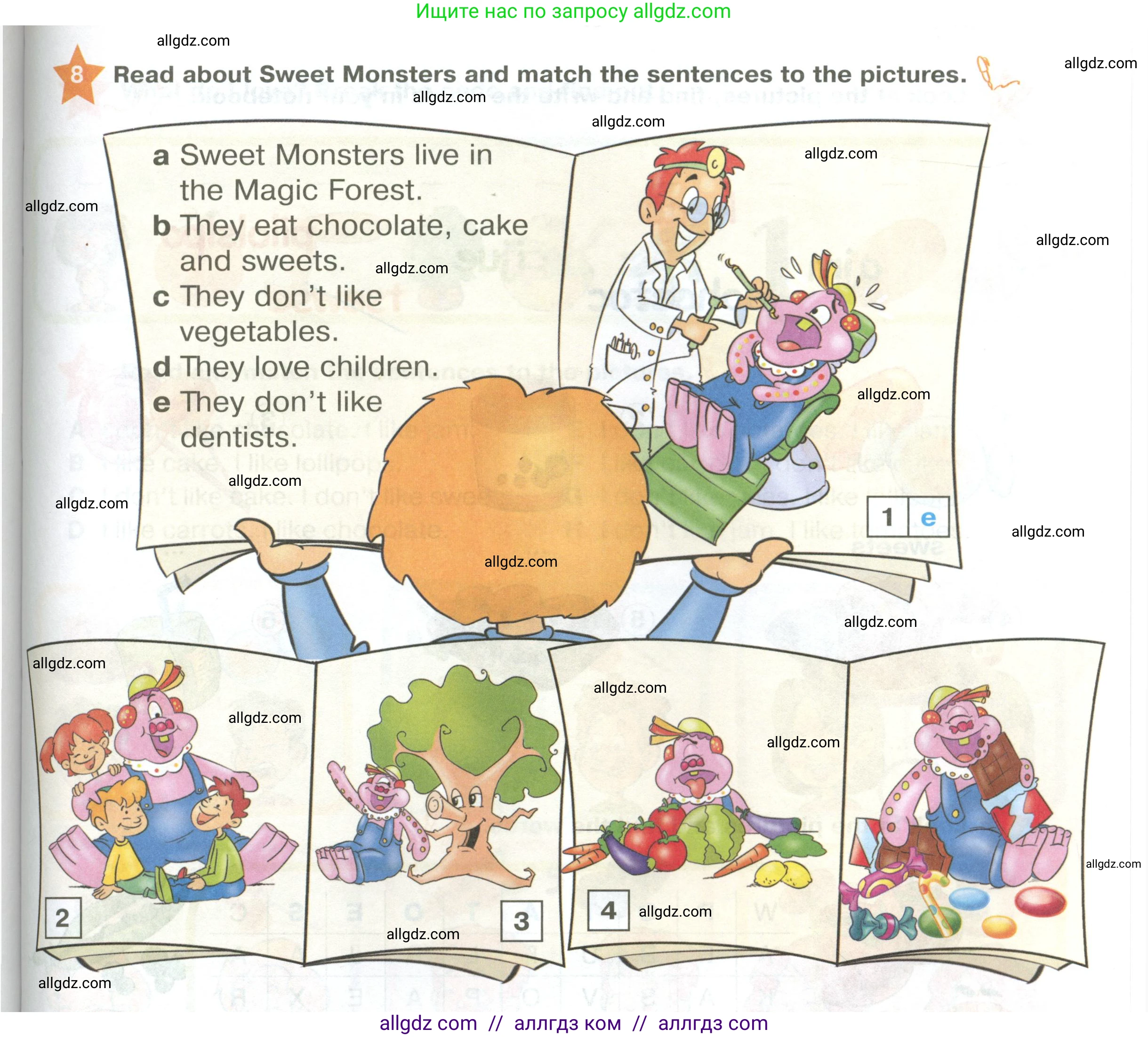 Английский язык (english), 2 класс Учебник (Student's book), авторы: Баранова Ксения Михайловна (Baranova Ksenia), Дули Дженни (Dooley Jenny), Копылова Виктория Викторовна (Kopylova Victoria), Мильруд Радислав Петрович (Millrood Radislav), Эванс Вирджиния (Evans Virginia), издательство Просвещение, Москва, 2023, белого цвета, Часть ( Part) 2, страница 41, номер 8, Условие