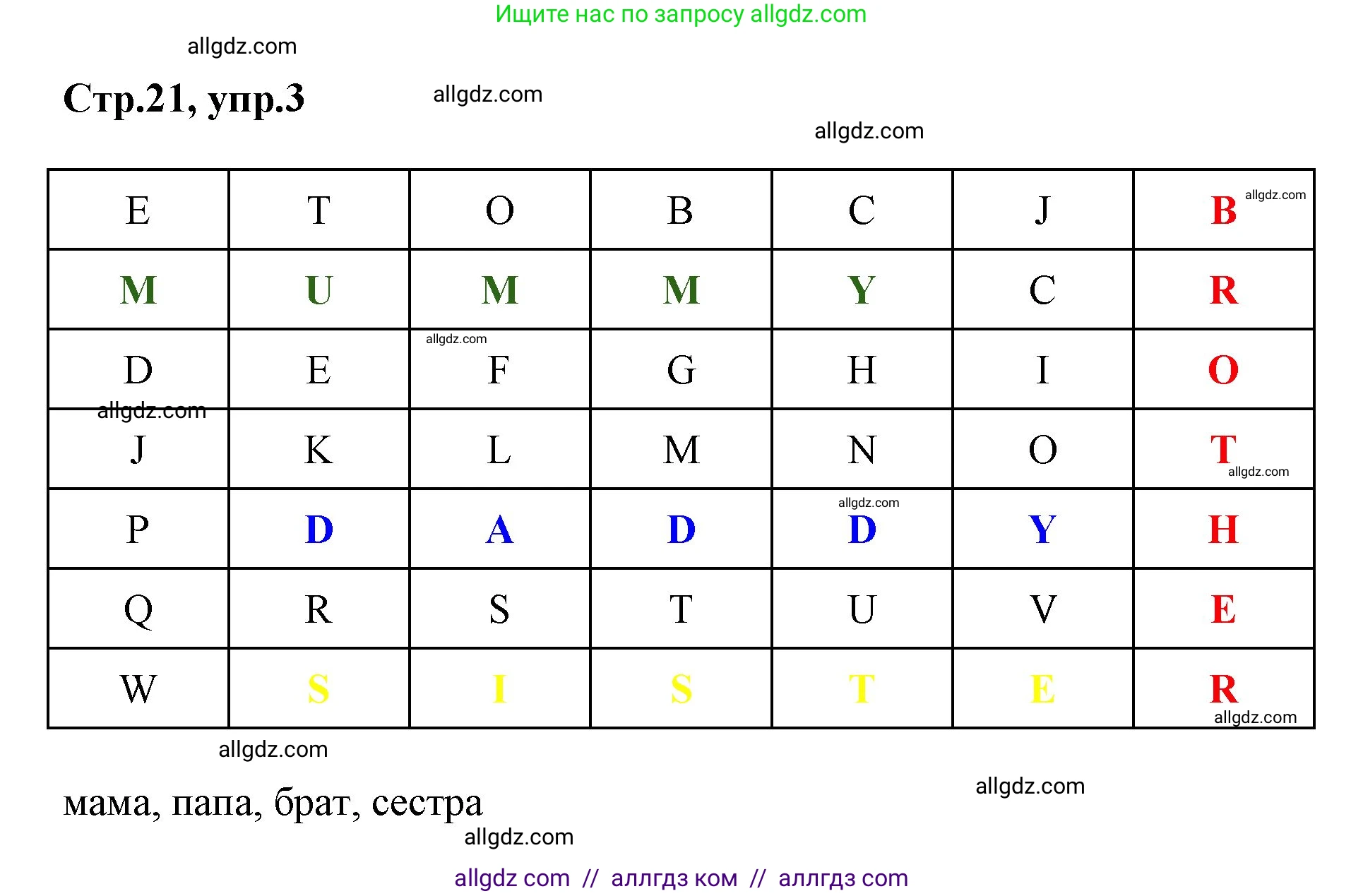 Английский язык (english), 2 класс Учебник (Student's book), авторы: Баранова Ксения Михайловна (Baranova Ksenia), Дули Дженни (Dooley Jenny), Копылова Виктория Викторовна (Kopylova Victoria), Мильруд Радислав Петрович (Millrood Radislav), Эванс Вирджиния (Evans Virginia), издательство Просвещение, Москва, 2023, белого цвета, Часть ( Part) 1, страница 21, номер 3, Решение
