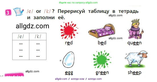 Английский язык (english), 2 класс Учебник (Student's book), авторы: Быкова Надежда Ильинична (Bykova Nadezhda), Бадулина Ольга Ивановна, Поспелова Марина Давидовна (Pospelova Marina), Эванс Вирджиния (Evans Virginia), издательство Просвещение, Москва, 2023, розового цвета, Часть ( Part) 1, страница 36, номер 3, Условие