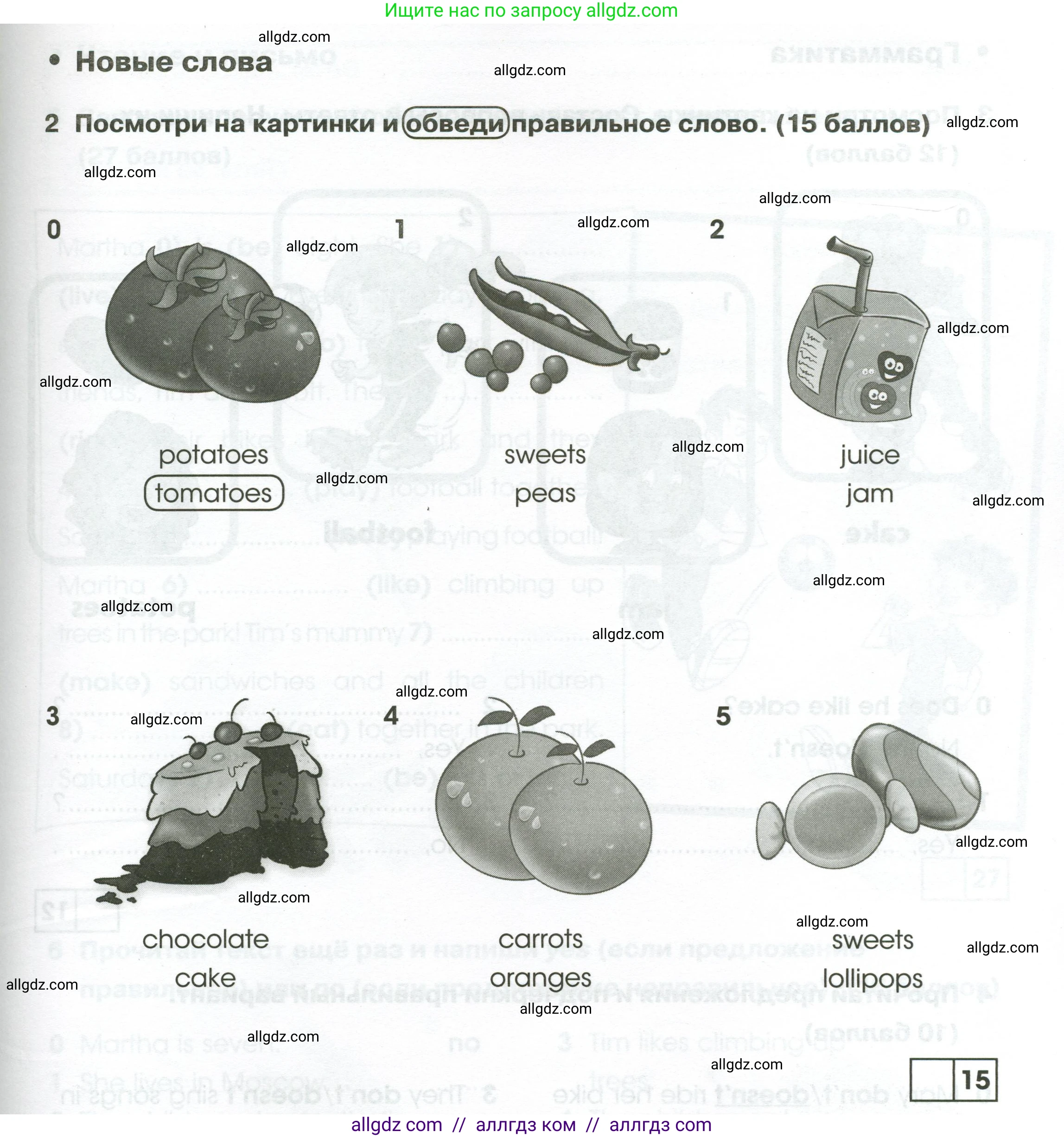Английский язык (english), 2 класс контрольные задания (test booklet), авторы: Баранова Ксения Михайловна (Baranova Ksenia), Дули Дженни (Dooley Jenny), Копылова Виктория Викторовна (Kopylova Victoria), Мильруд Радислав Петрович (Millrood Radislav), Эванс Вирджиния (Evans Virginia), издательство Просвещение, Москва, 2023, серого цвета, страница 55, номер 2, Условие